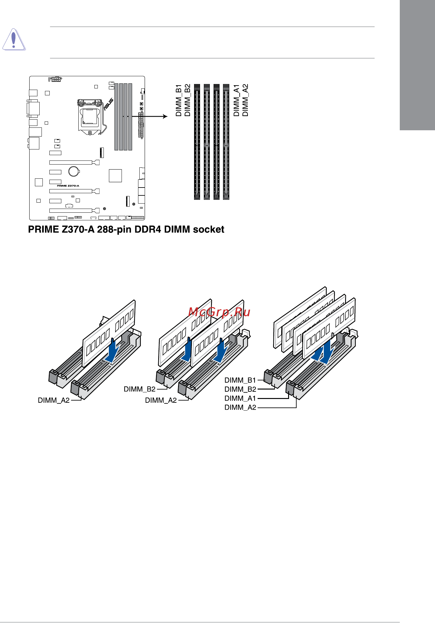 Asus PRIME Z370-A [21/104] Recommended memory configurations