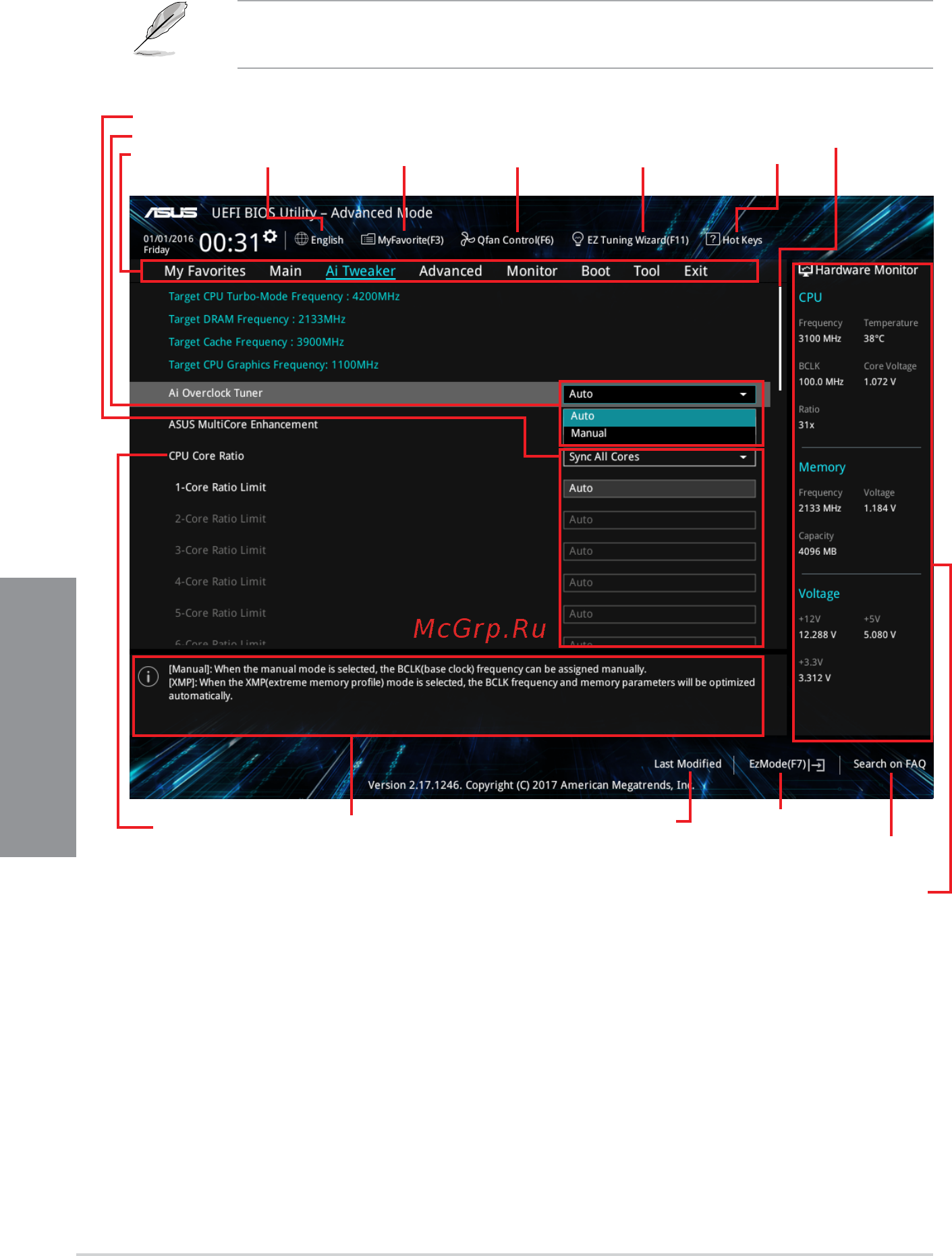 Asus PRIME Z370-A [62/104] Advanced mode
