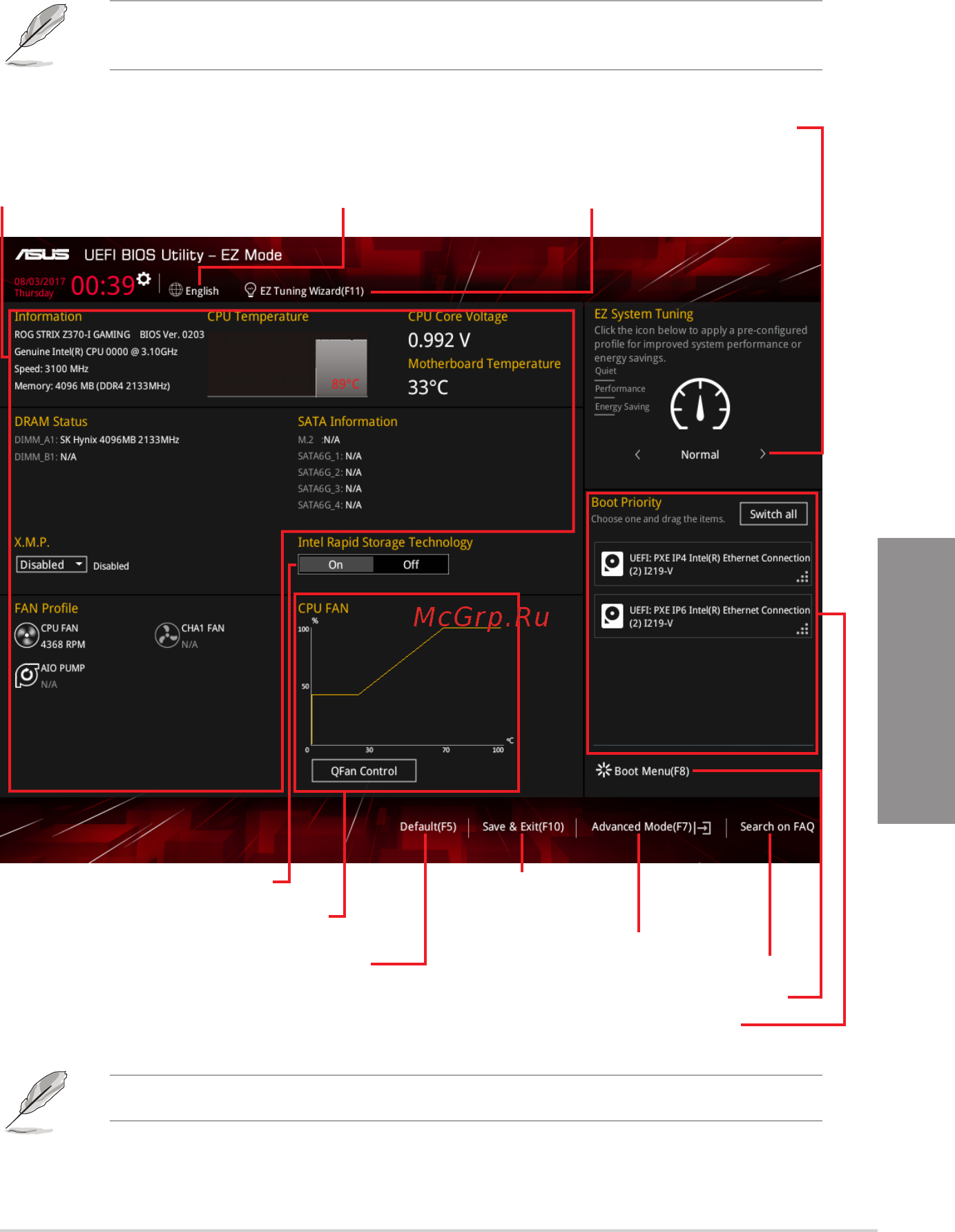 Asus ROG STRIX Z370-I GAMING [55/98] Ez mode