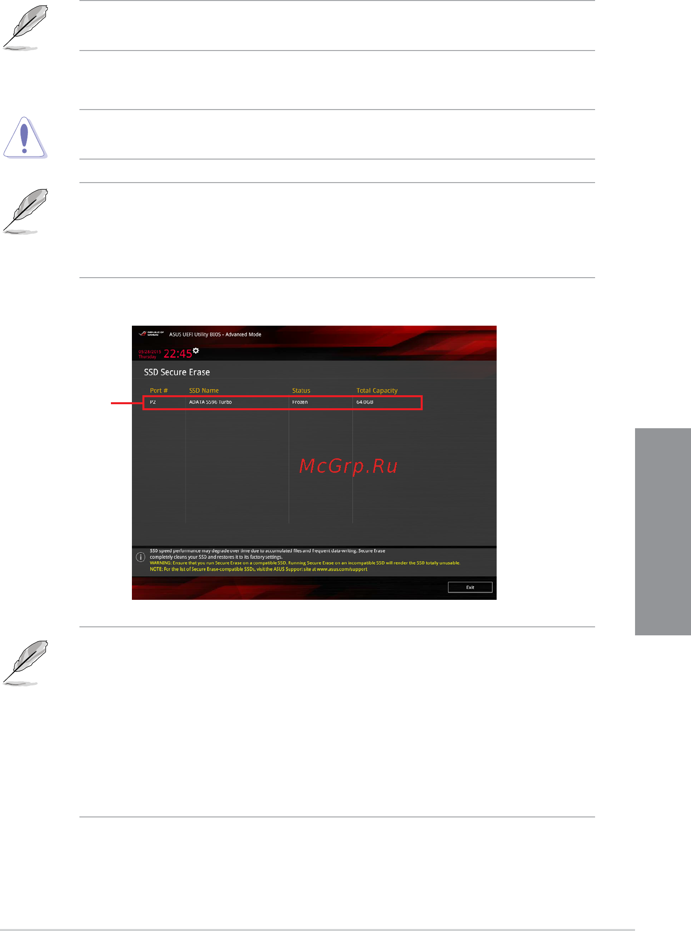 Asus ROG MAXIMUS X APEX [87/114] Secure erase
