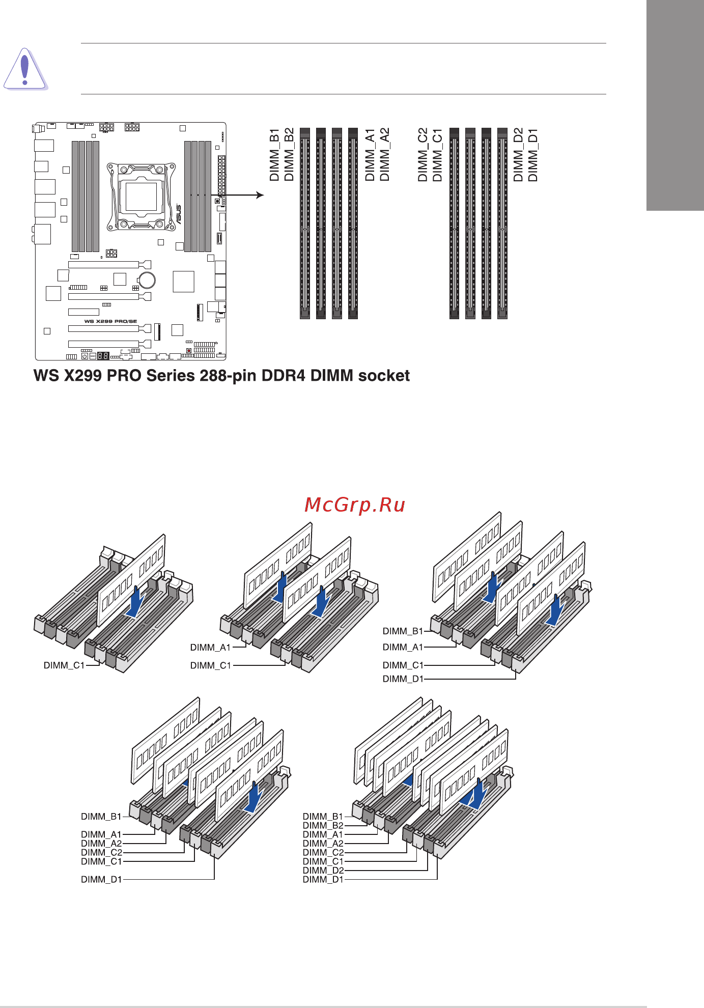 Asus WS X299 PRO/SE [23/142] System memory