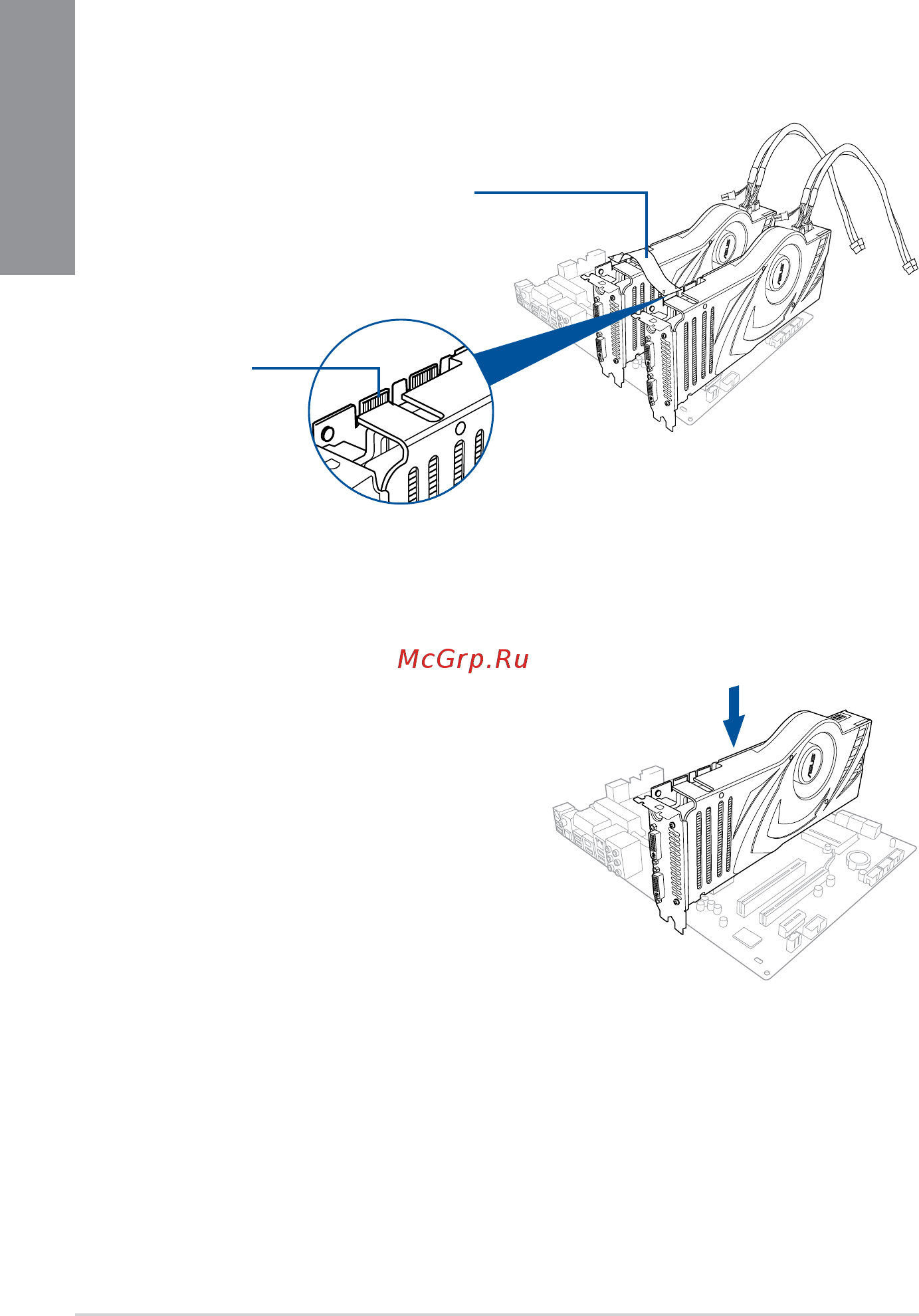 Asus WS X299 SAGE [114/130] Installing three sli ready graphics cards