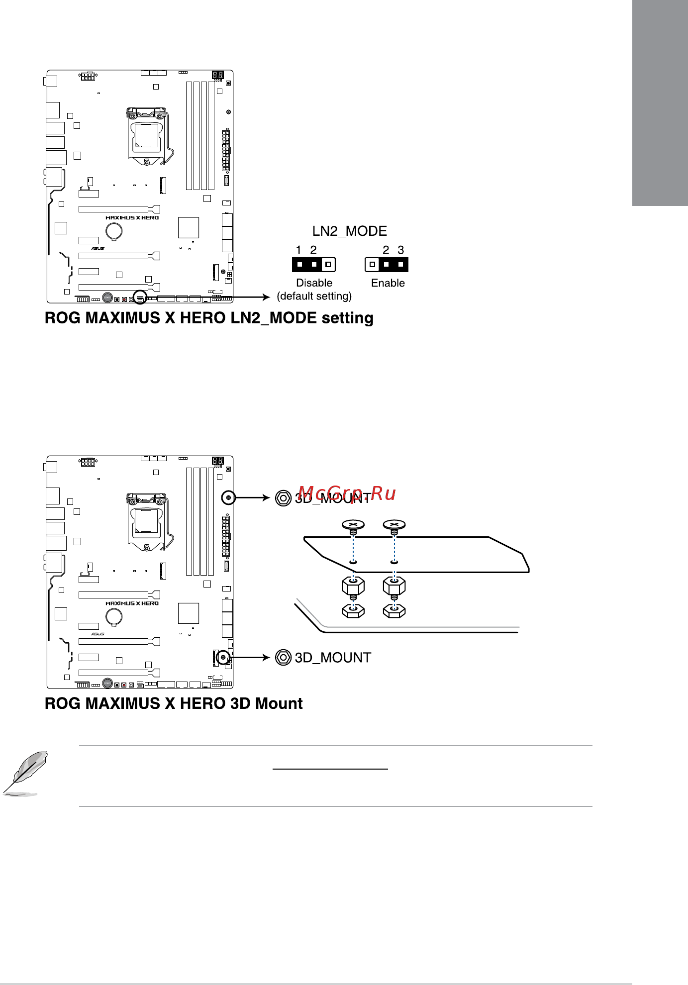 Asus ROG MAXIMUS X HERO [29/110] Jumper and holes