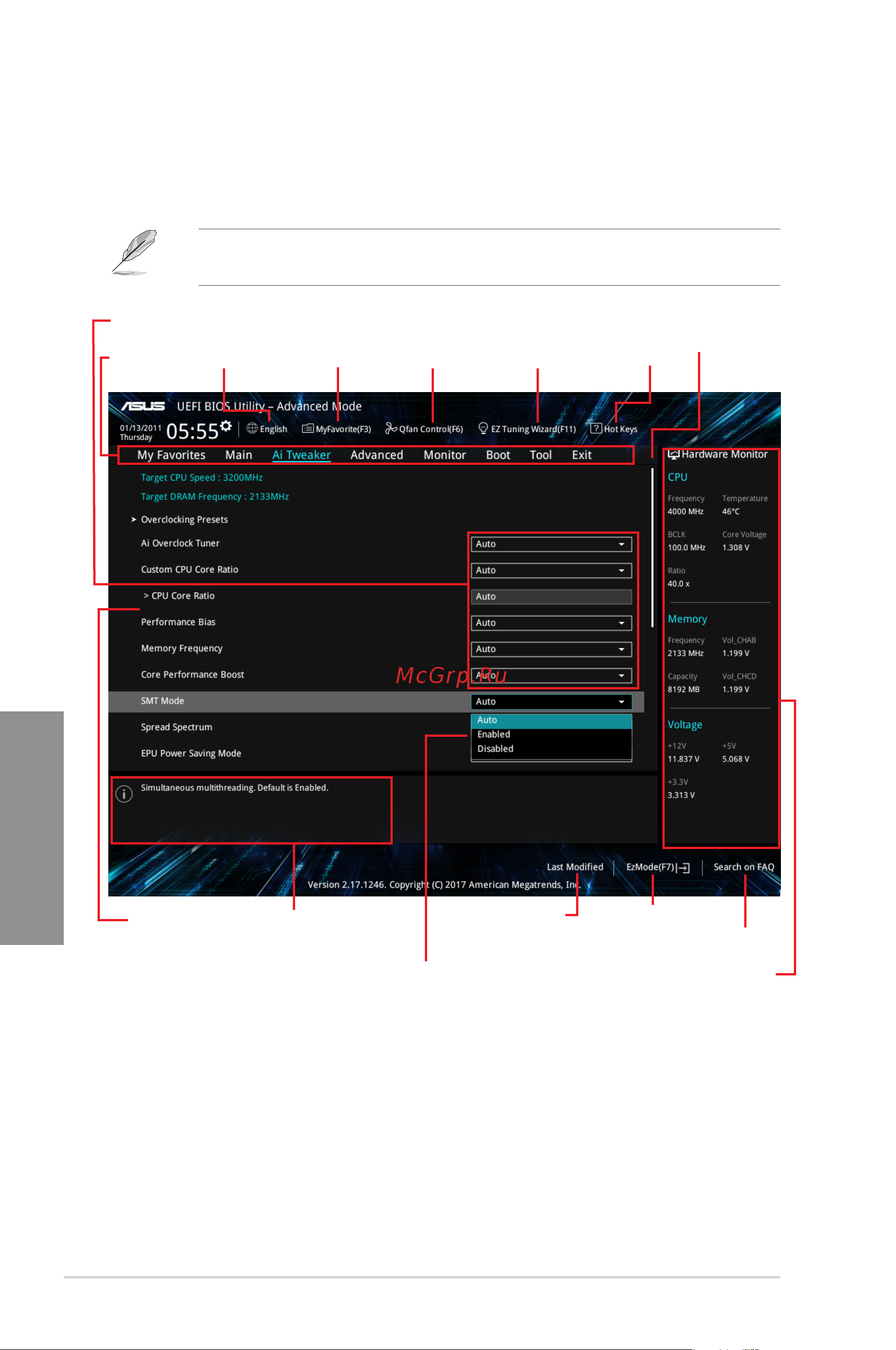 Asus PRIME X399-A [62/96] Advanced mode