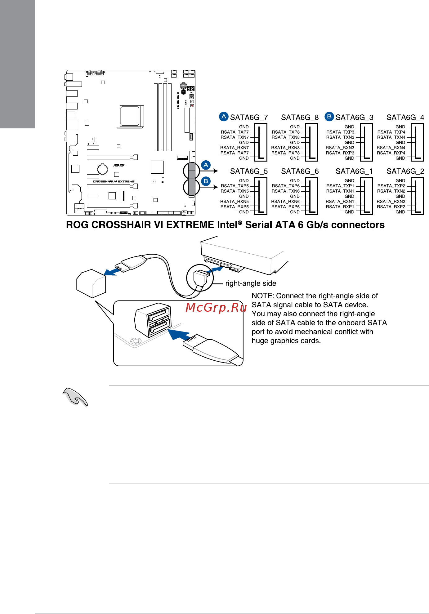 Asus ROG CROSSHAIR VI EXTREME [36/108] Internal connectors
