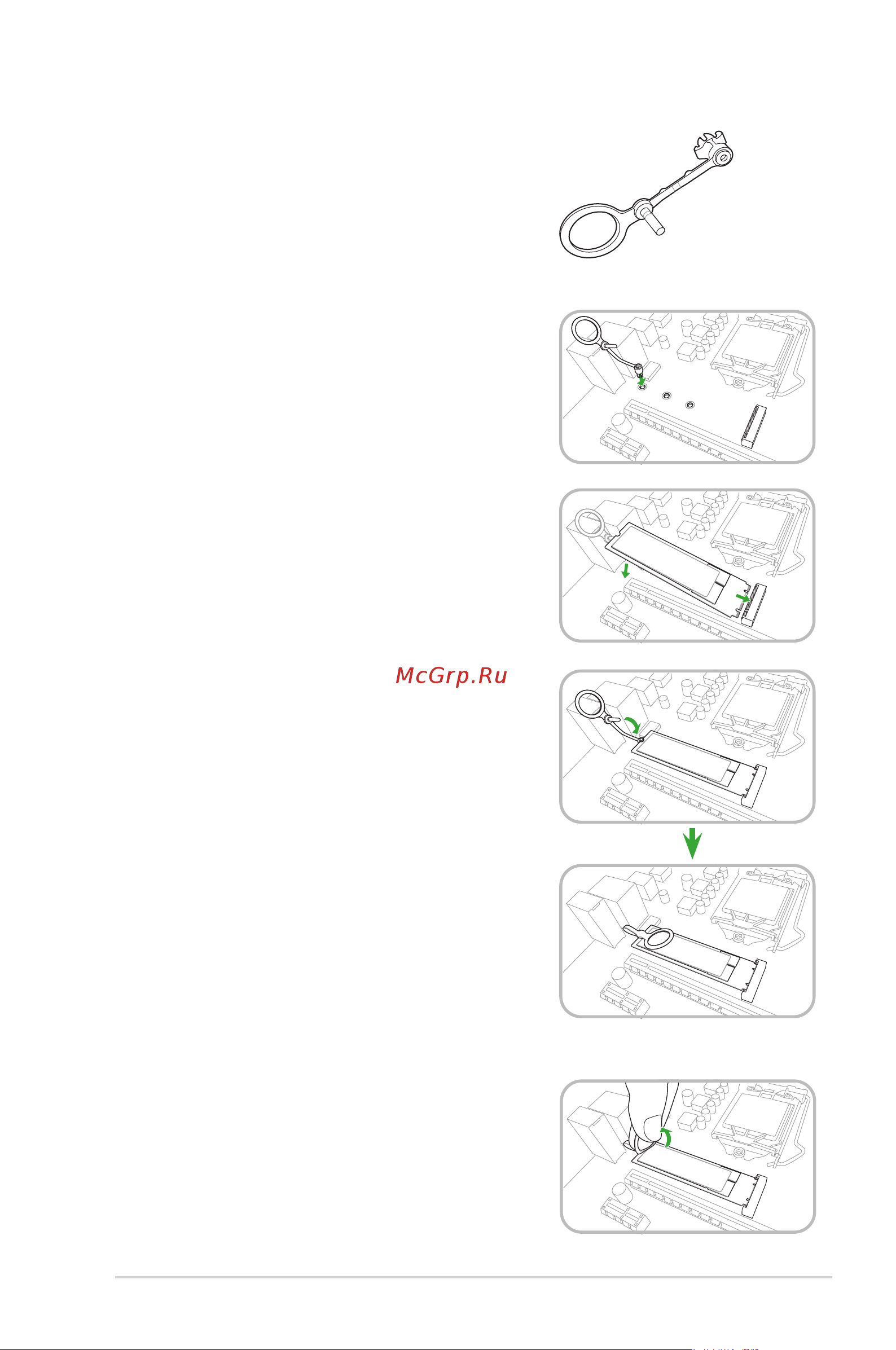 Asus PRIME A320M-E [17/26] M anchor installation