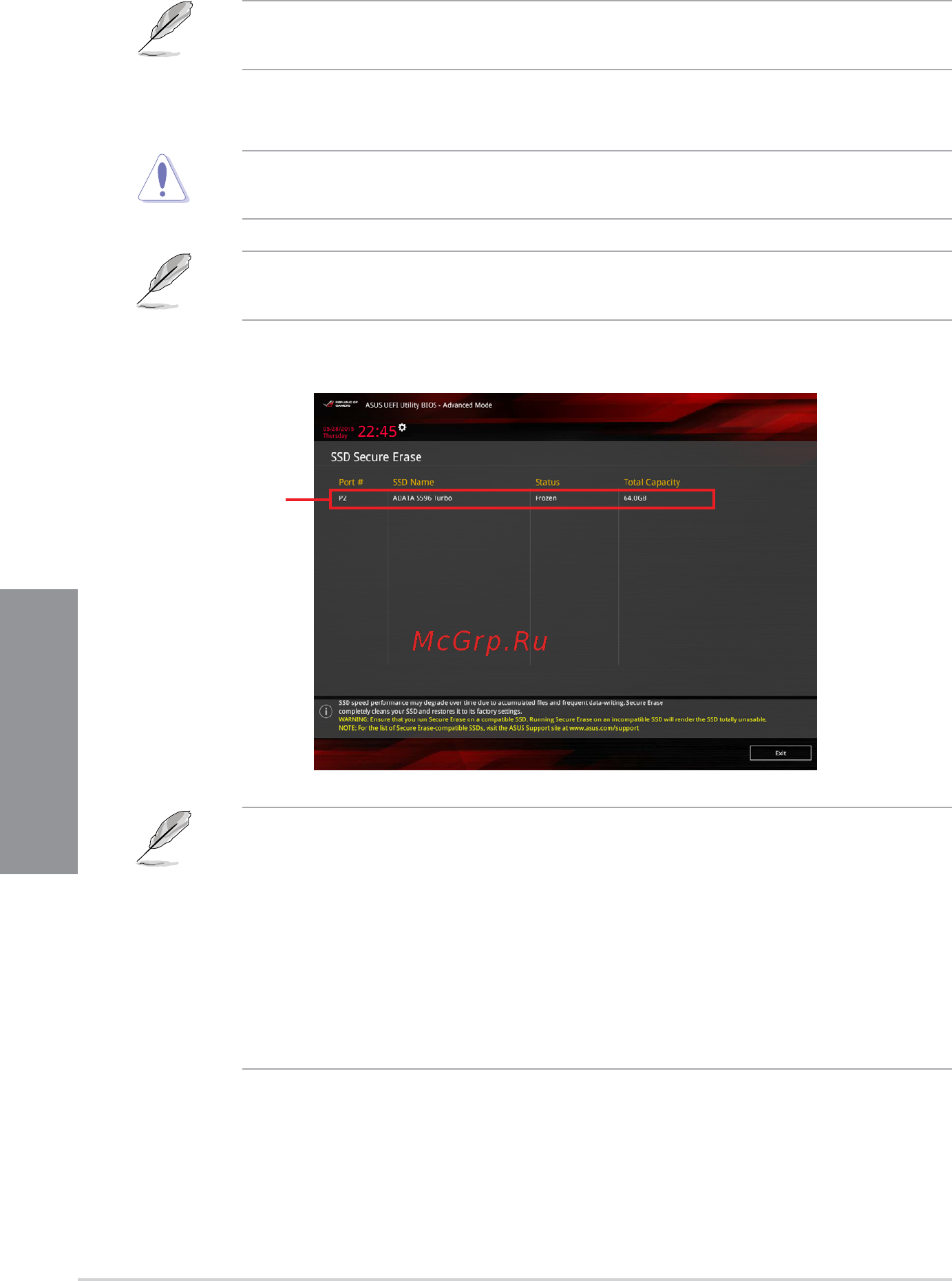 Asus ROG CROSSHAIR VI HERO [86/100] Secure erase
