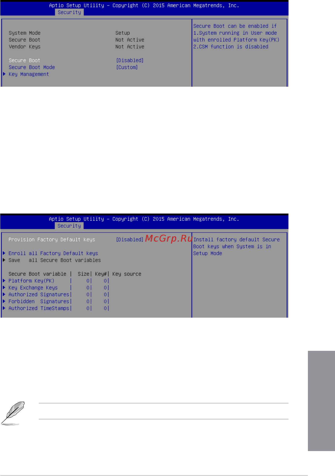 Asus P10S-M WS/IPMI-O [101/146] Key management