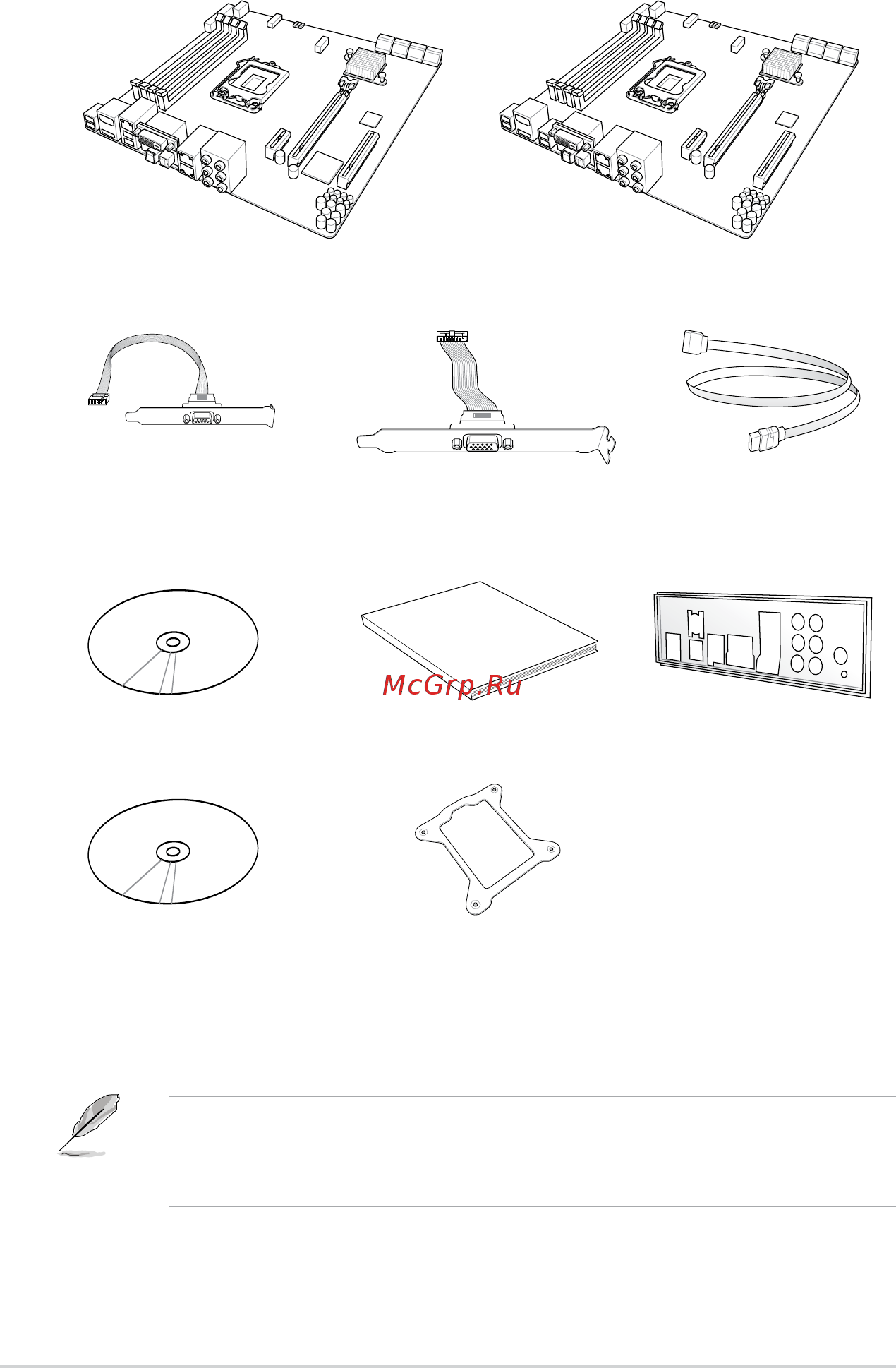 Asus P10S-M WS/IPMI-O [12/146] Check your motherboard package for the following items