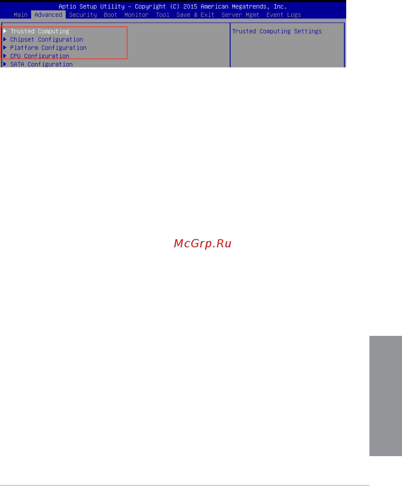 Asus P10S-M WS [73/146] Menu items