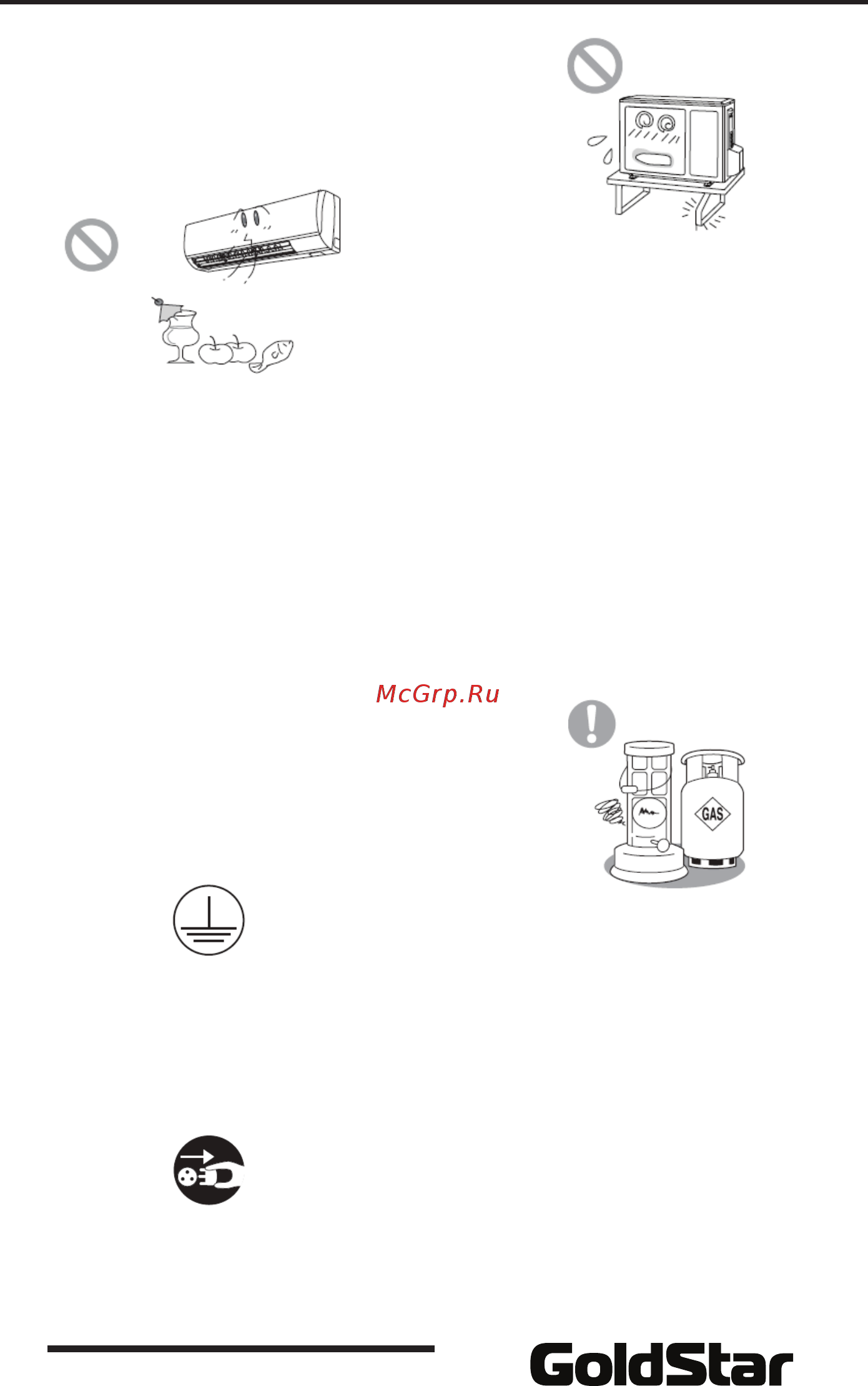 Goldstar GSWH12-DP1A [4/20] Мерыбезопасности ипредосторожности