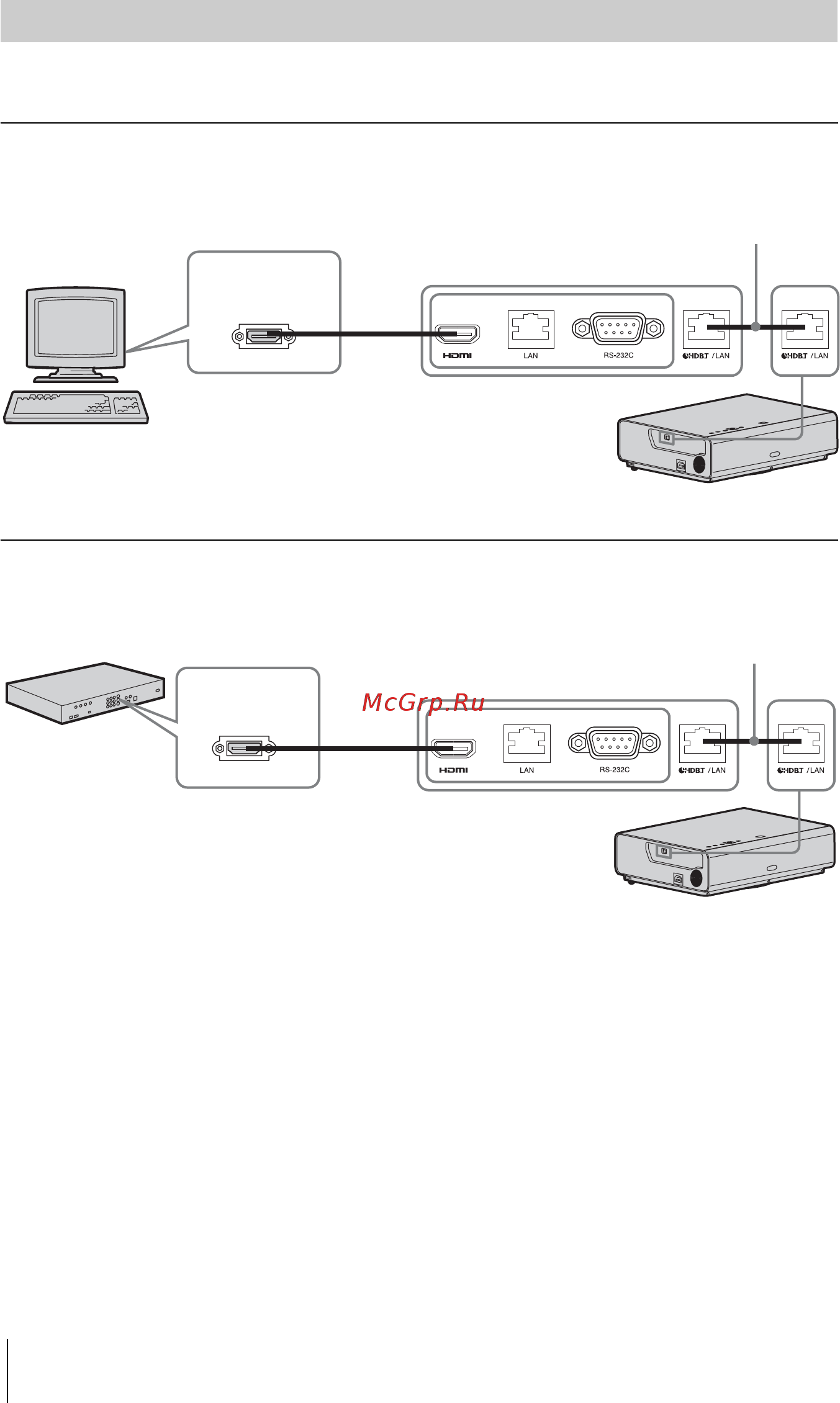 Sony VPL-CH375 [16/98] Подключение устройства hdbasettm
