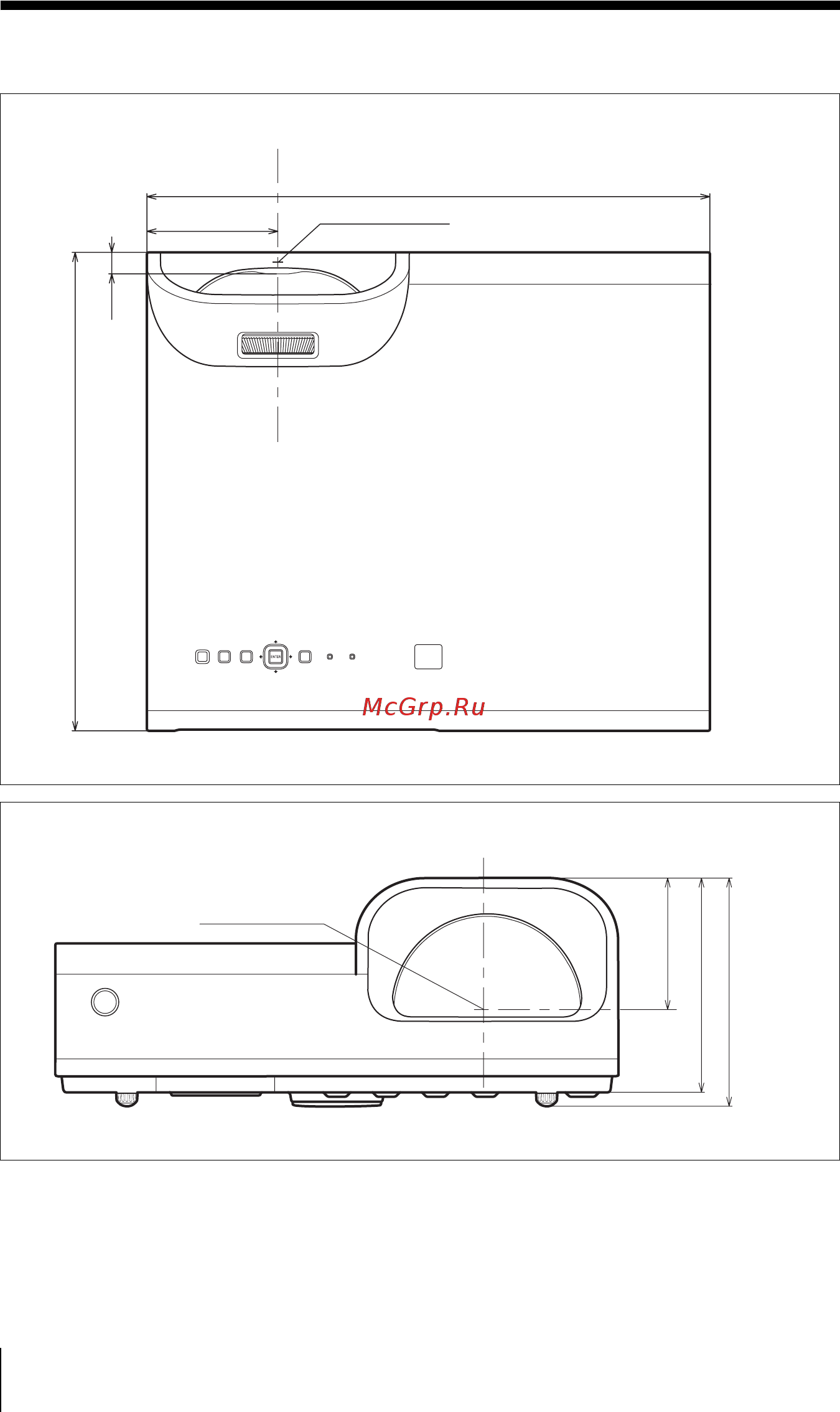 Sony VPL-SX226 [80/94] Размеры