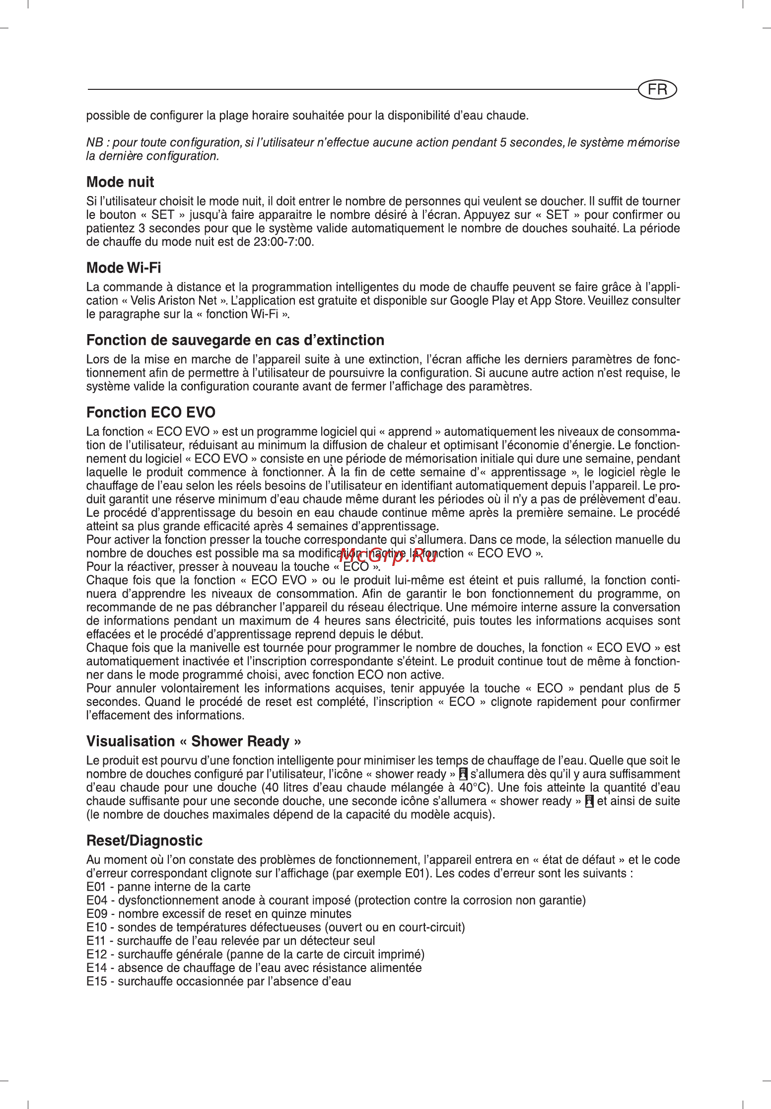 Ariston ABS VLS EVO WI-FI 100 [37/129] Fonction eco evo