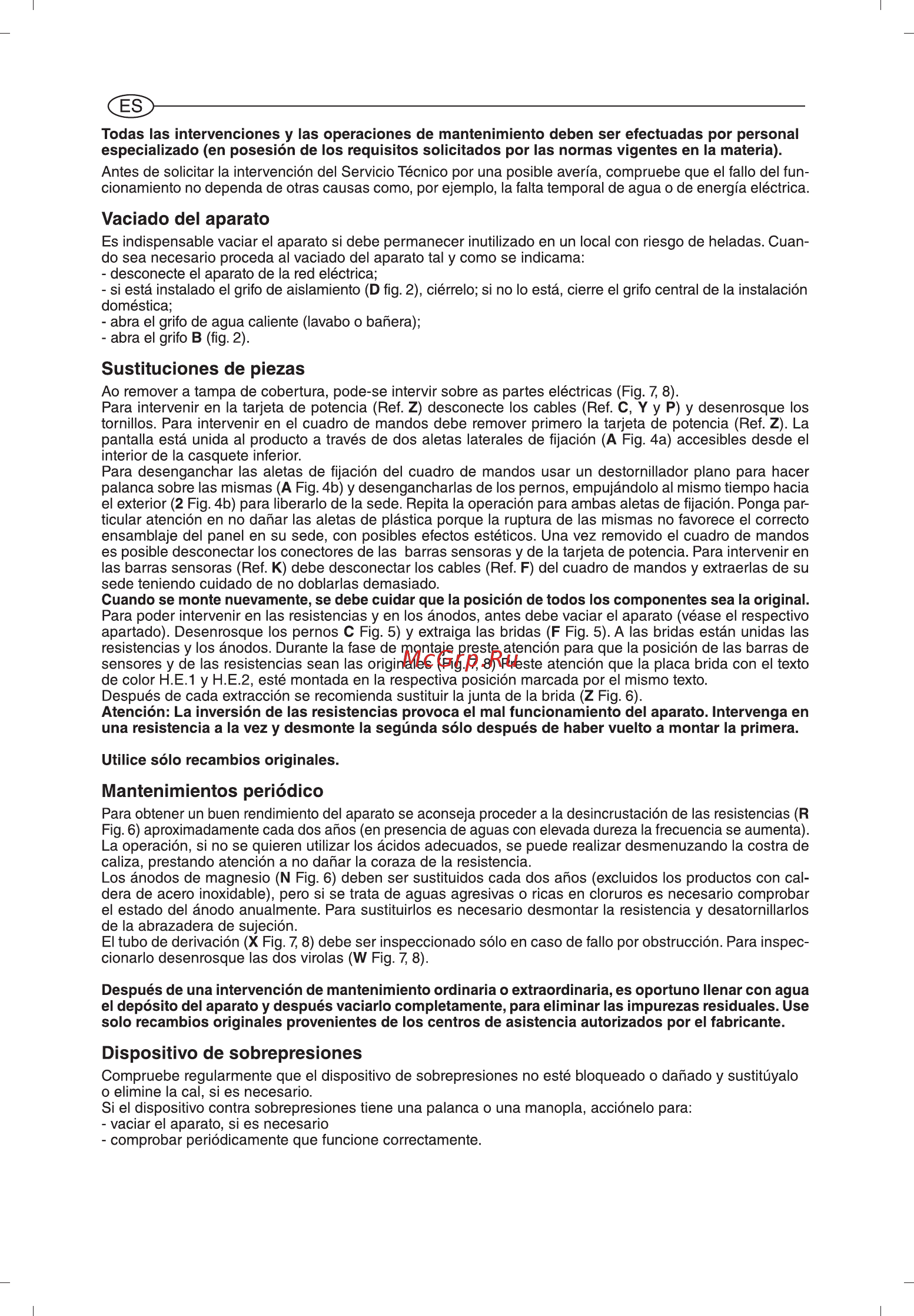 Ariston ABS VLS EVO WI-FI 100 [48/129] Dispositivo de sobrepresiones