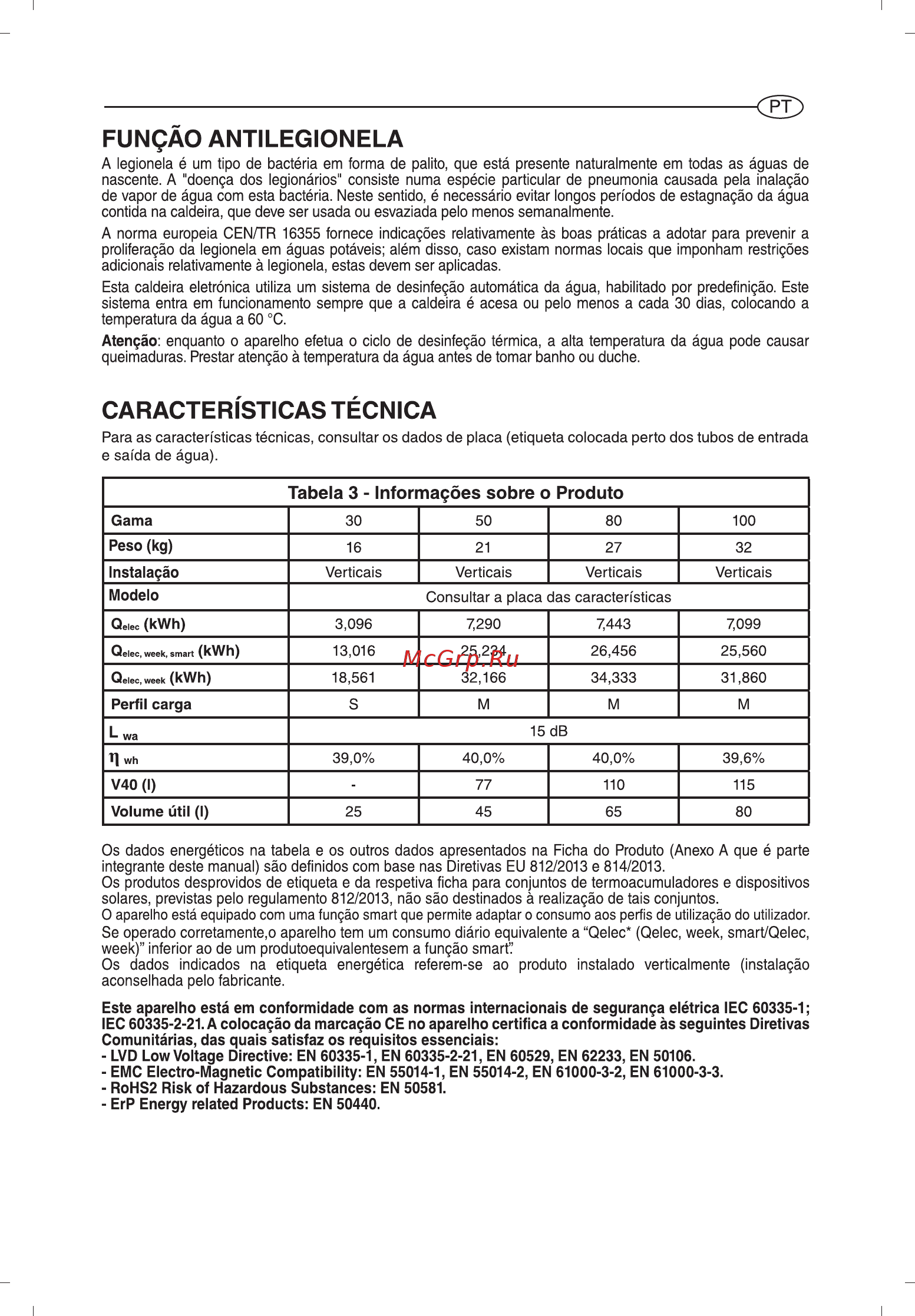 Ariston ABS VLS EVO WI-FI 100 [57/129] Características técnica