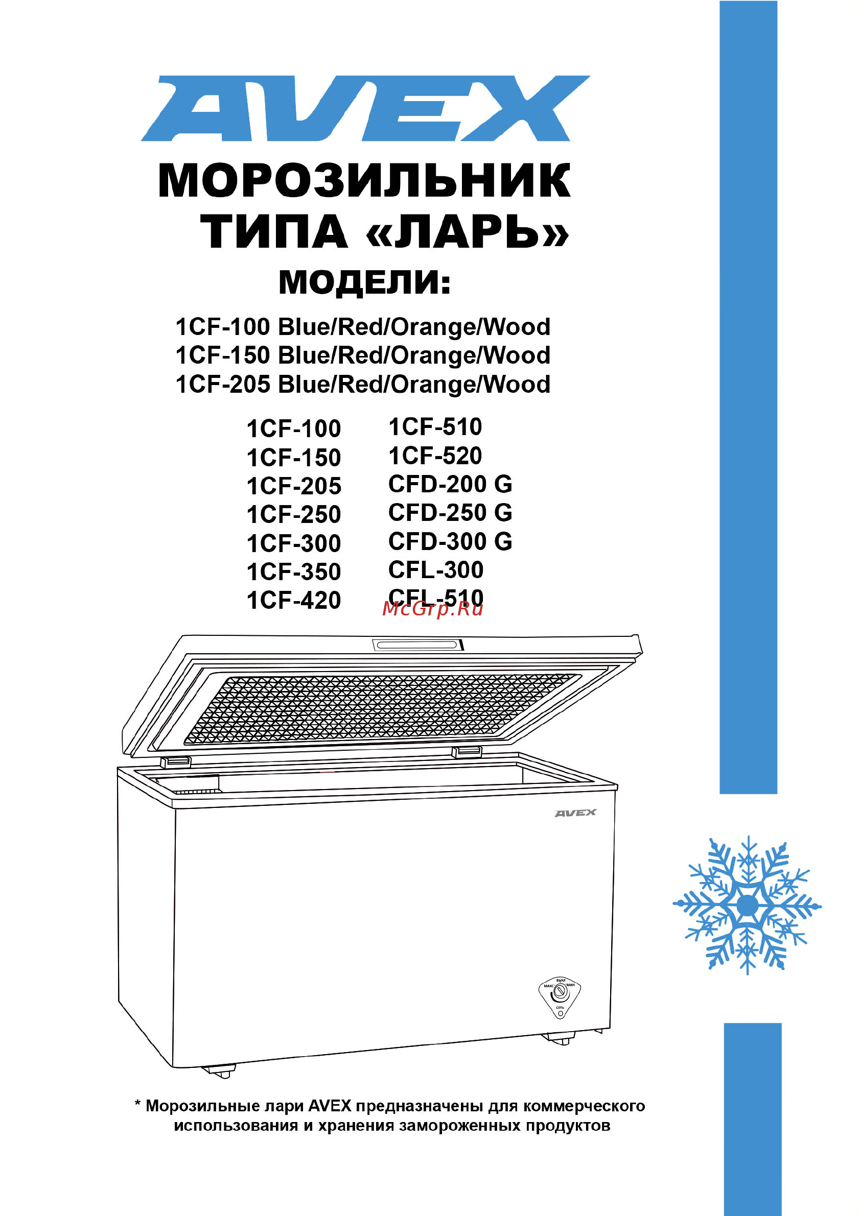 Avex CFL-510 Руководство по эксплуатации онлайн