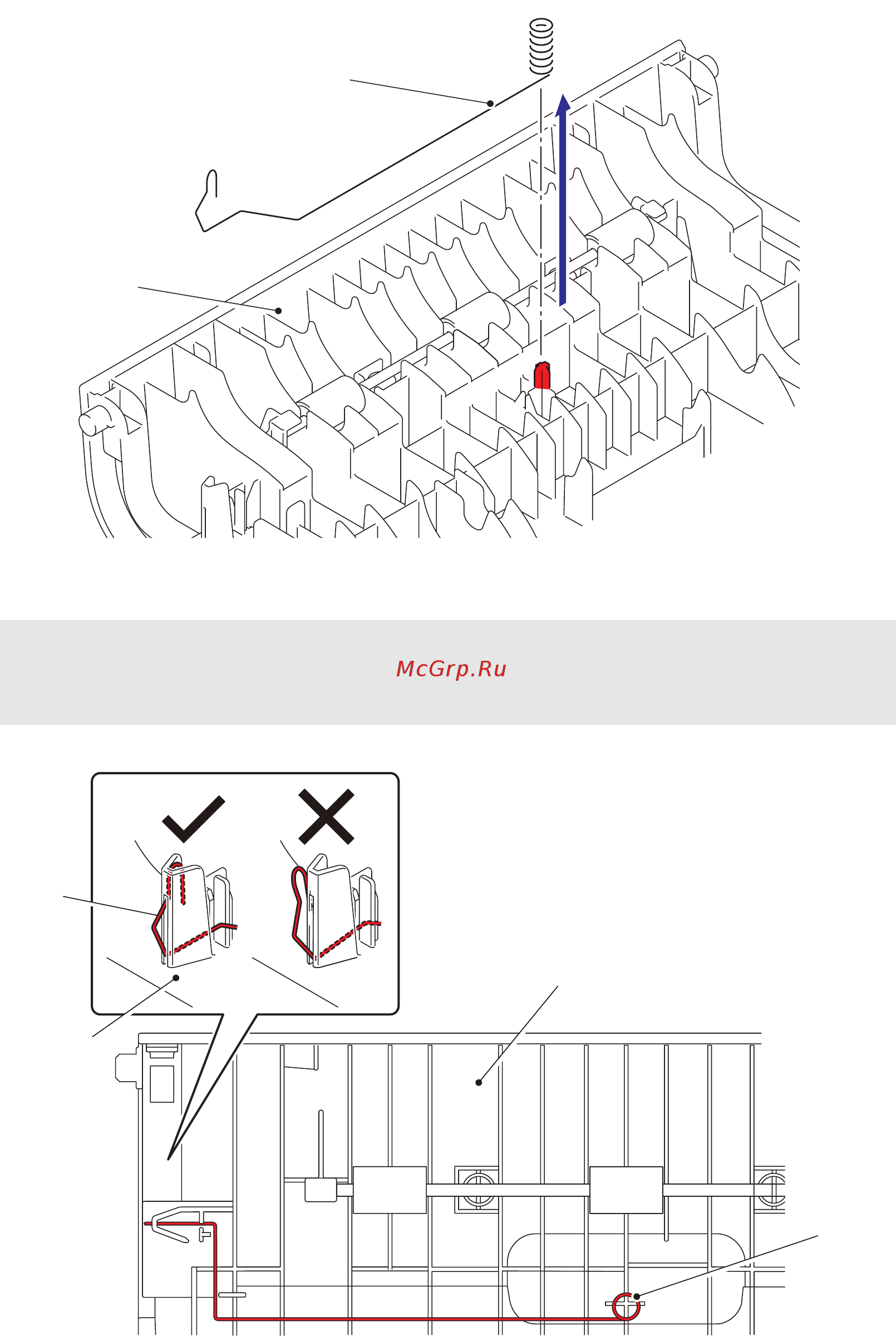 Brother DCP-8110DN [181/373] 4 remove the earth spring from the adf cover assy duplex scanning models only
