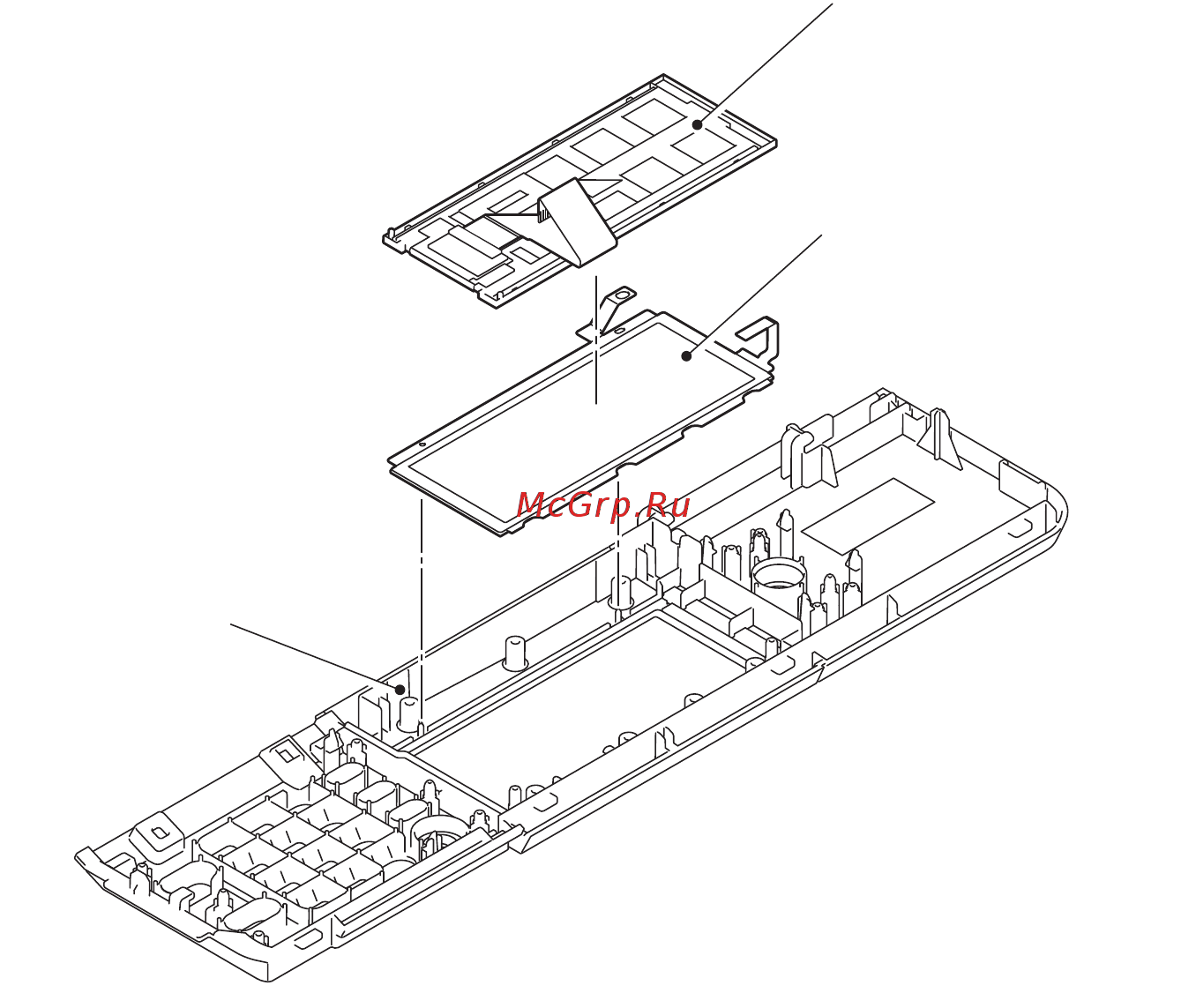 Brother MFC-8520DN [201/373] 13 remove the lcd and touch panel assy from the panel cover