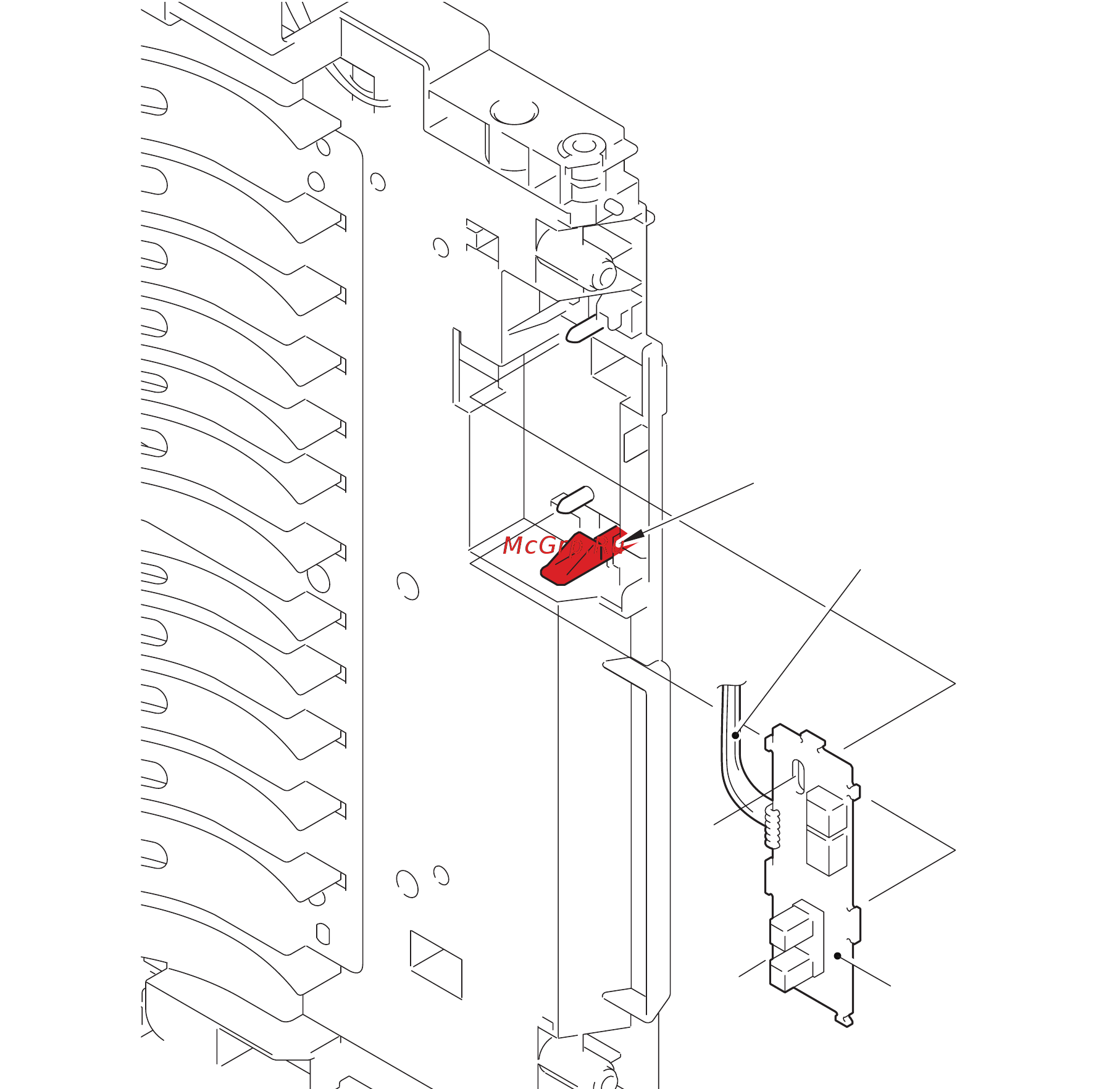 Brother MFC-8950DW [253/373] Eject sensor pcb assy