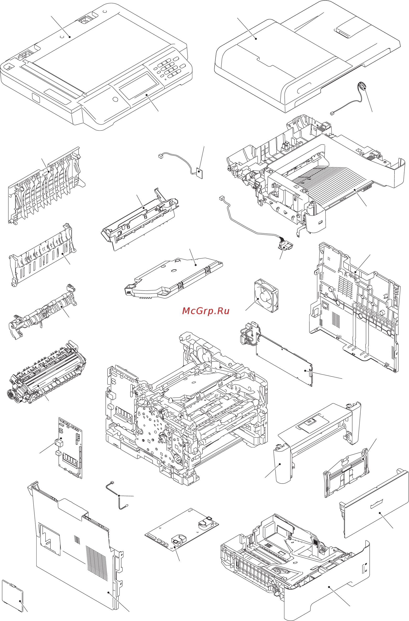 Brother DCP-8110D [57/373] Main components