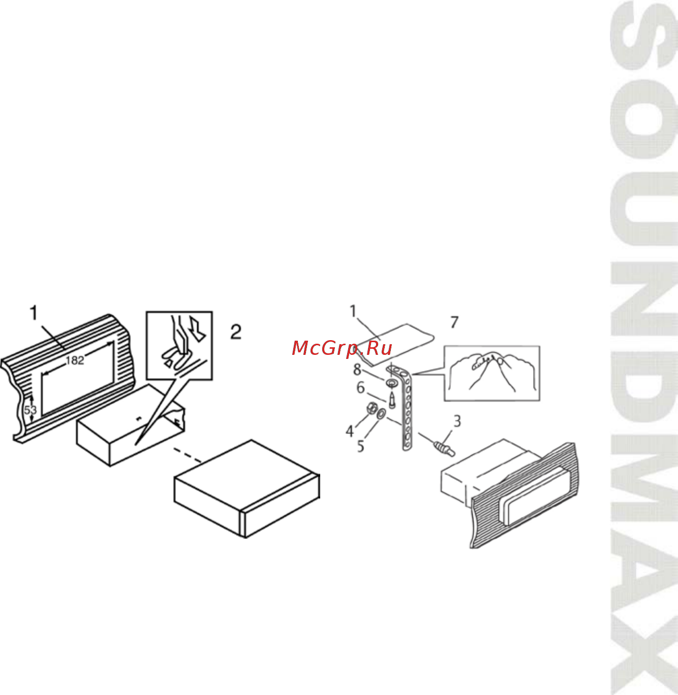 Soundmax SM-CCR3055F [5/28] Installation connection