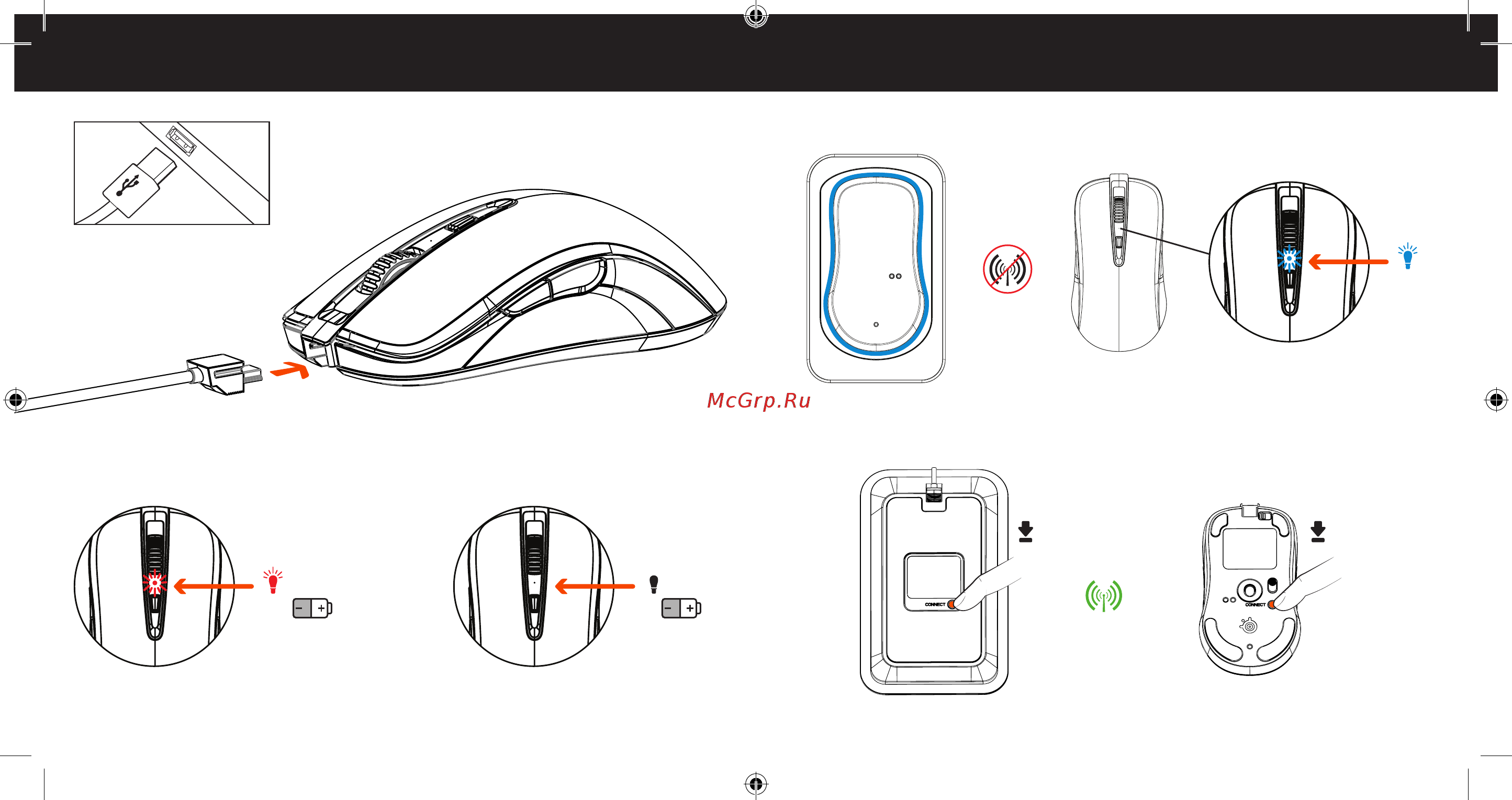 Steelseries SENSEI Wireless Black USB [62250] [4/7] Sensei wirless metal id