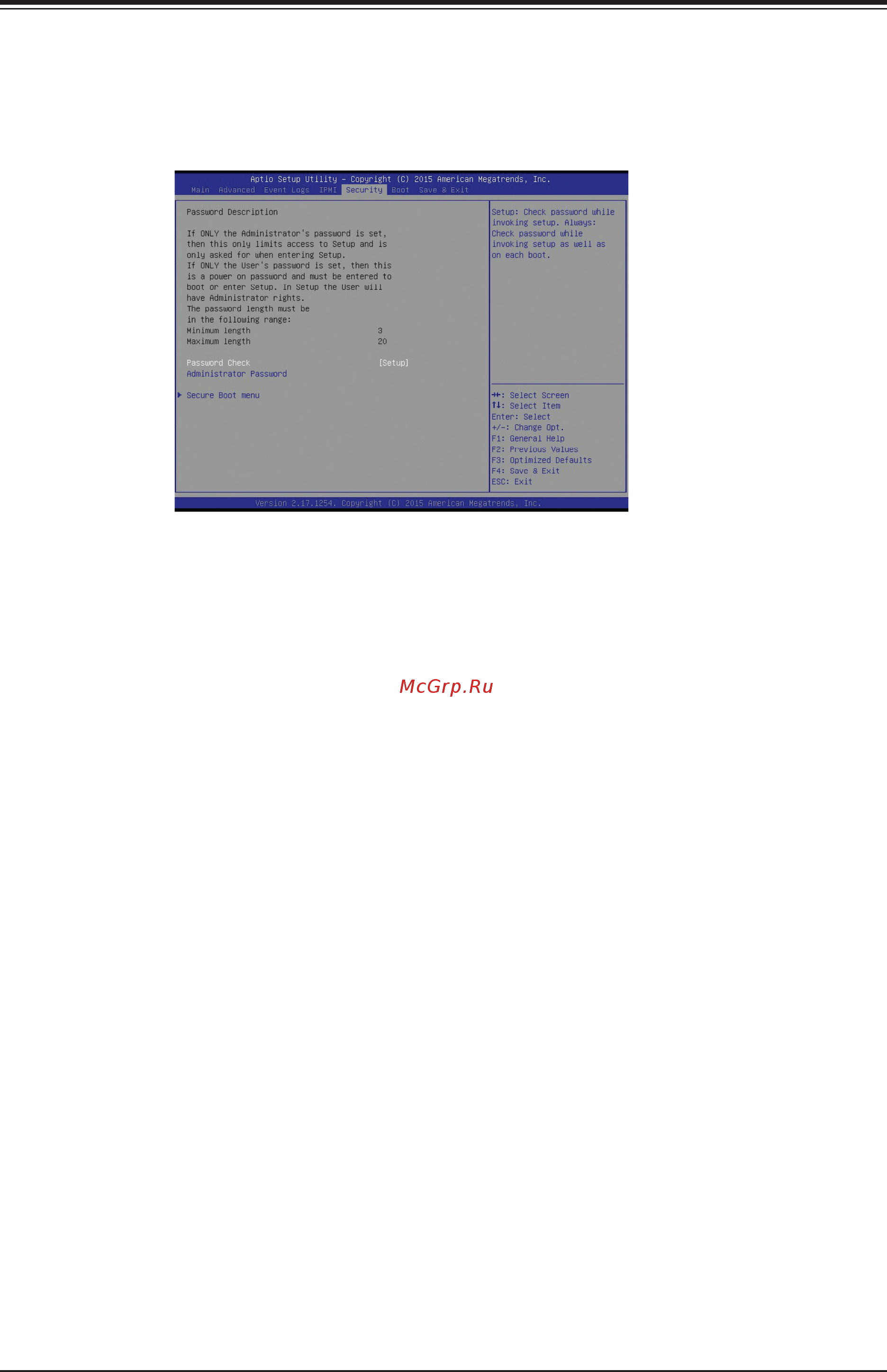Supermicro X11SSH-F-B [103/121] Security
