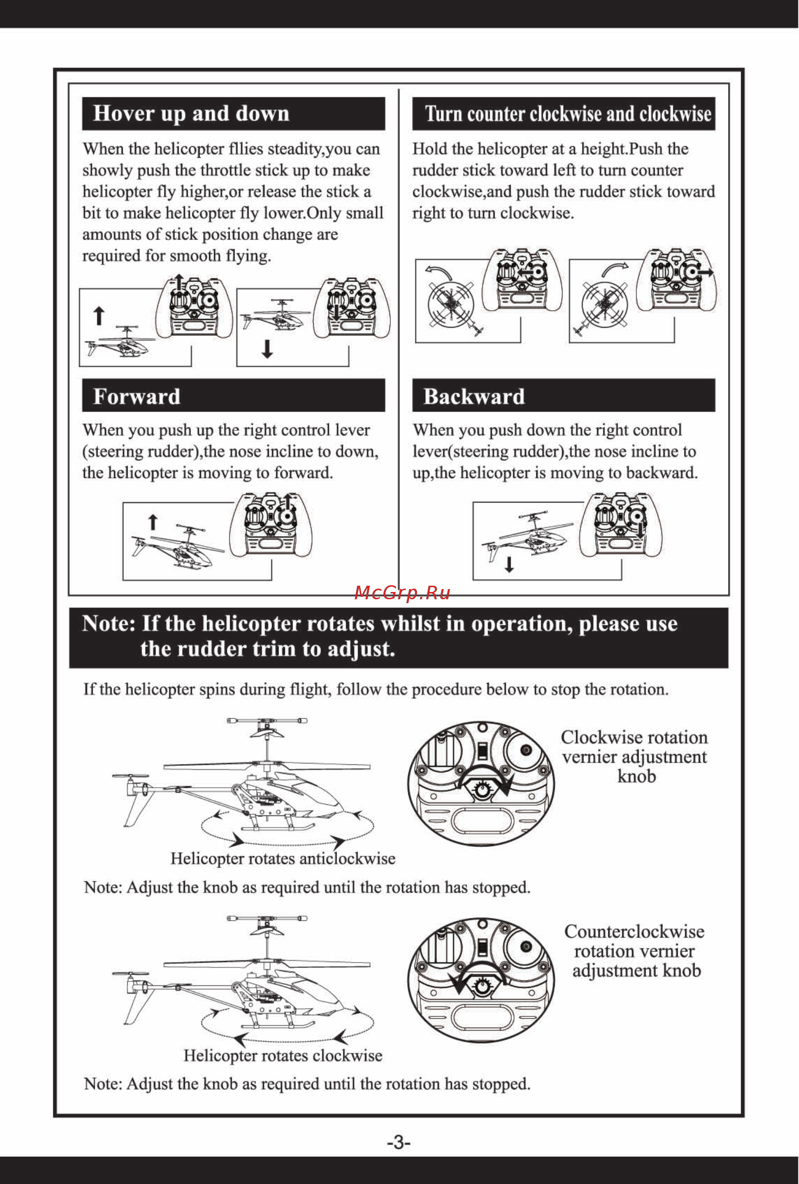 Syma s107, красно-белый [3/8] Forward backward
