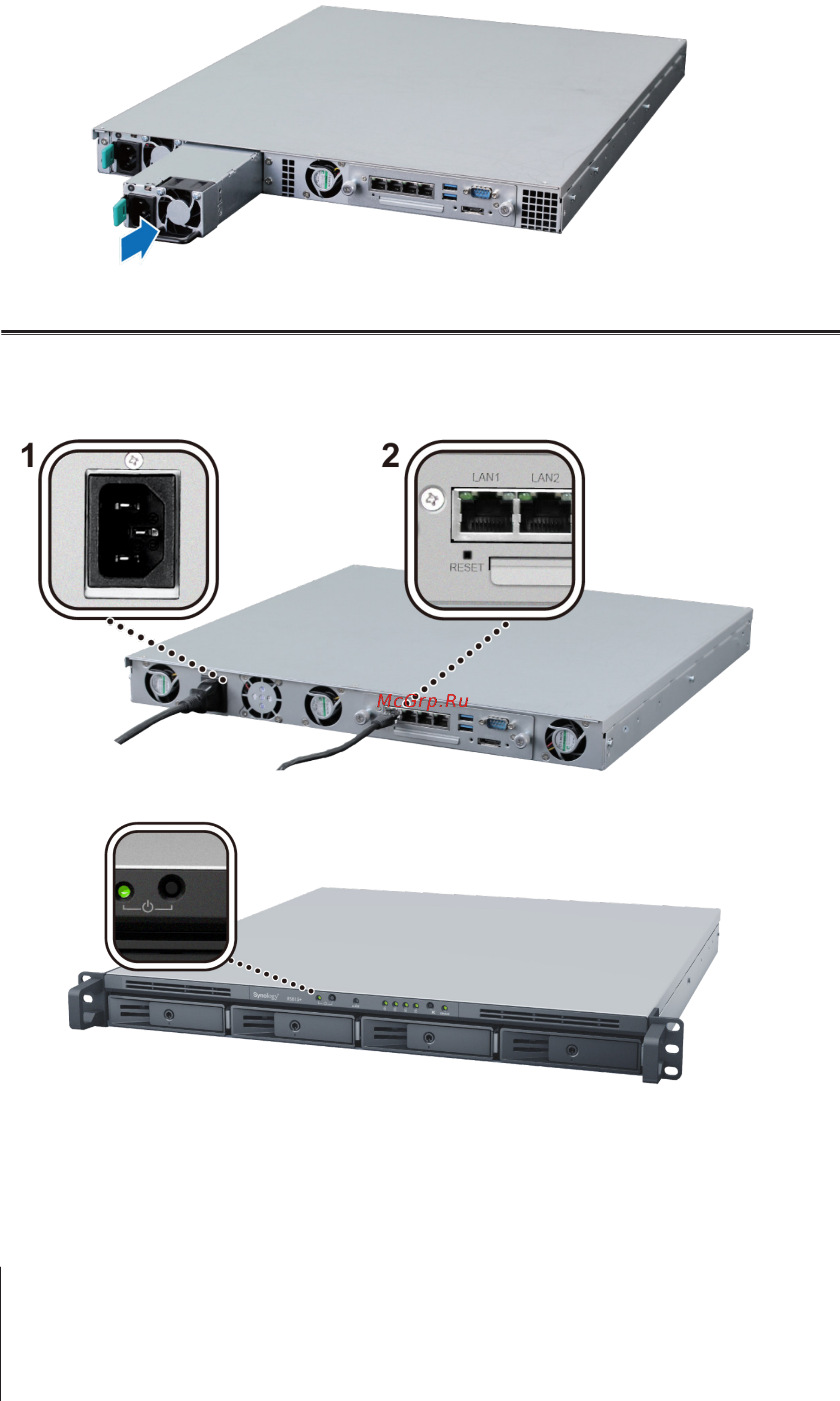 Synology rs815+ [12/21] Запуск rackstation