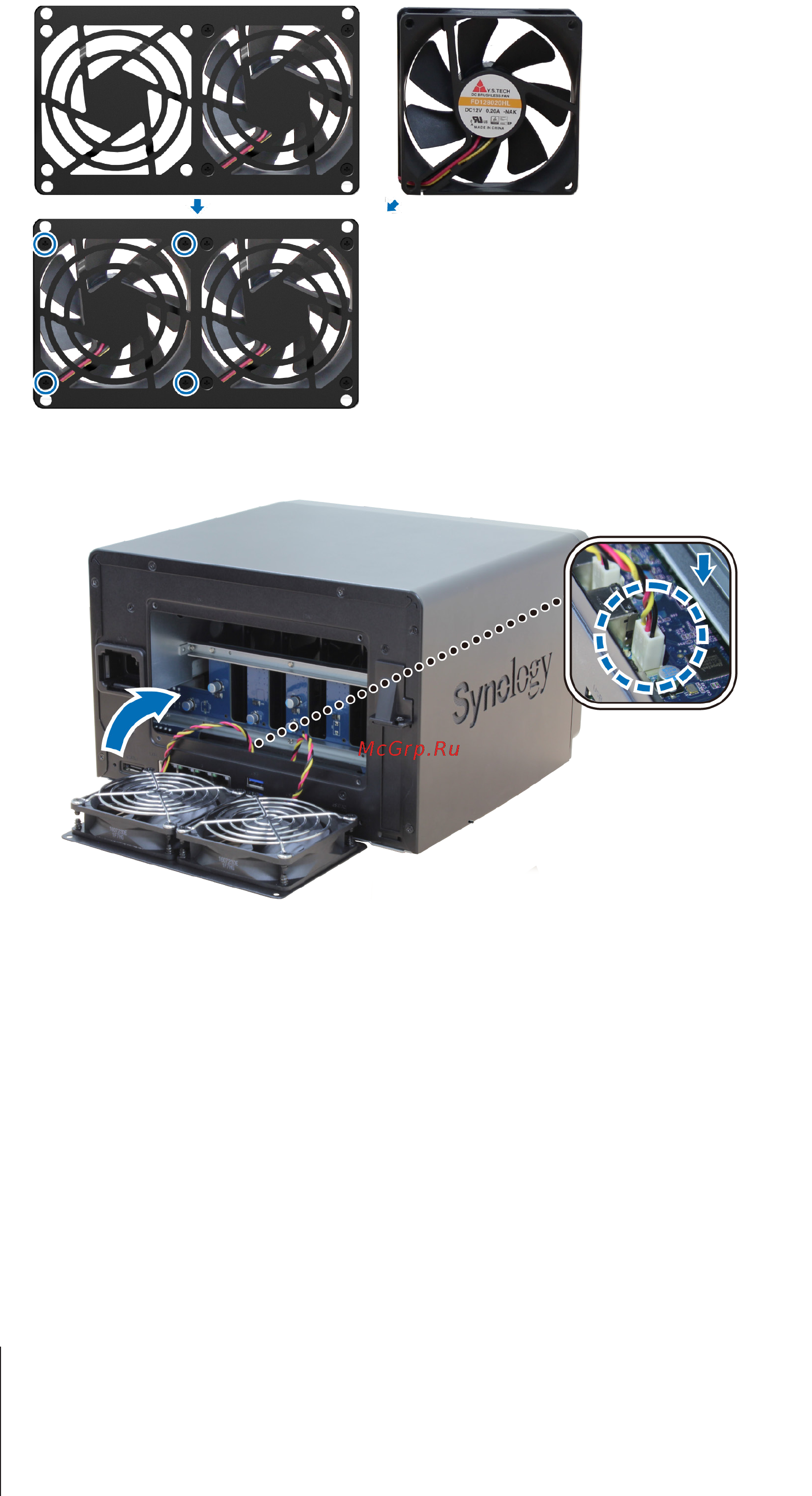 Synology ds1517+ 2gb [15/26] Глава 2 установка оборудования