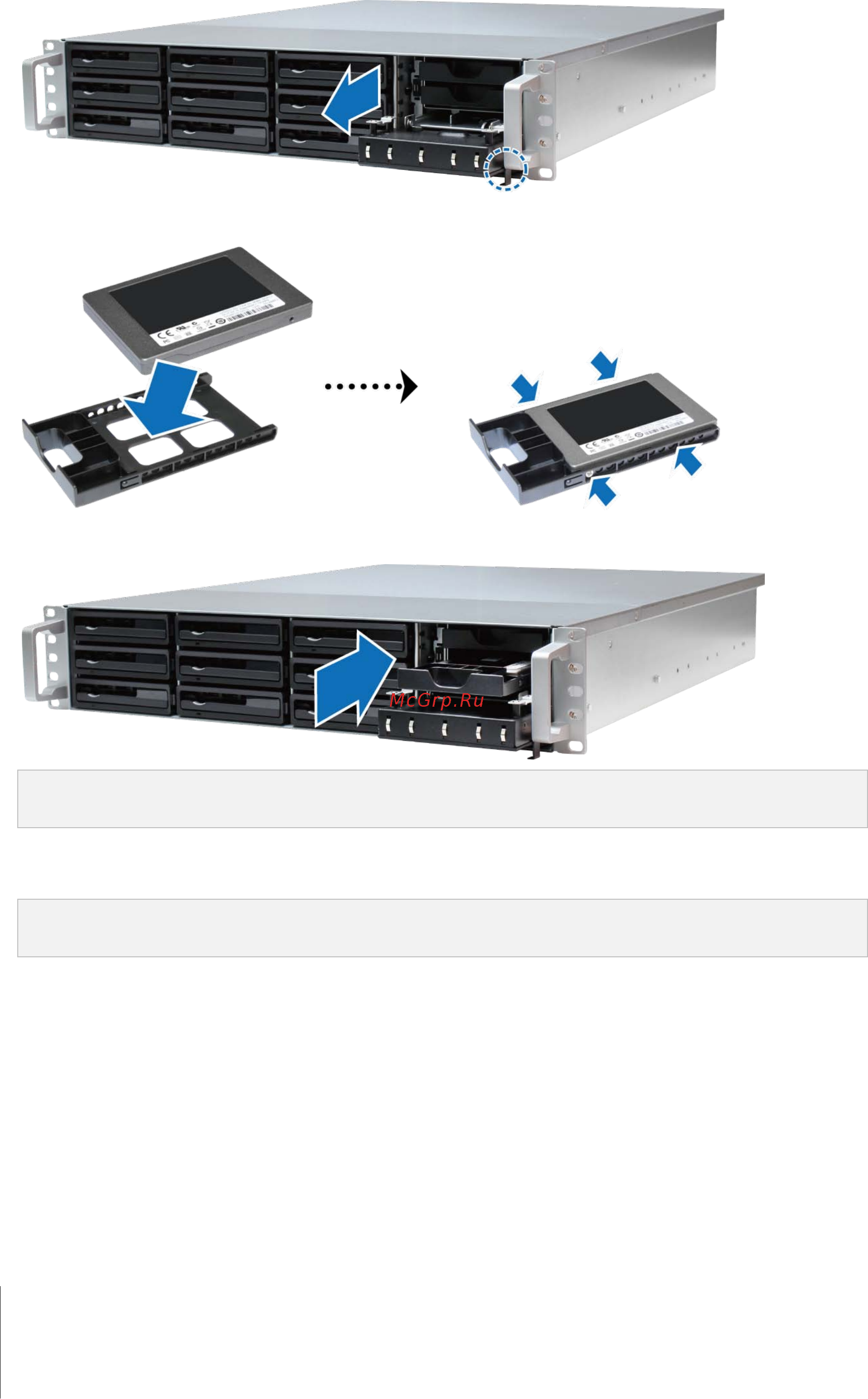 Synology rs3413xs+ [9/30] Установка твердотельного накопителя