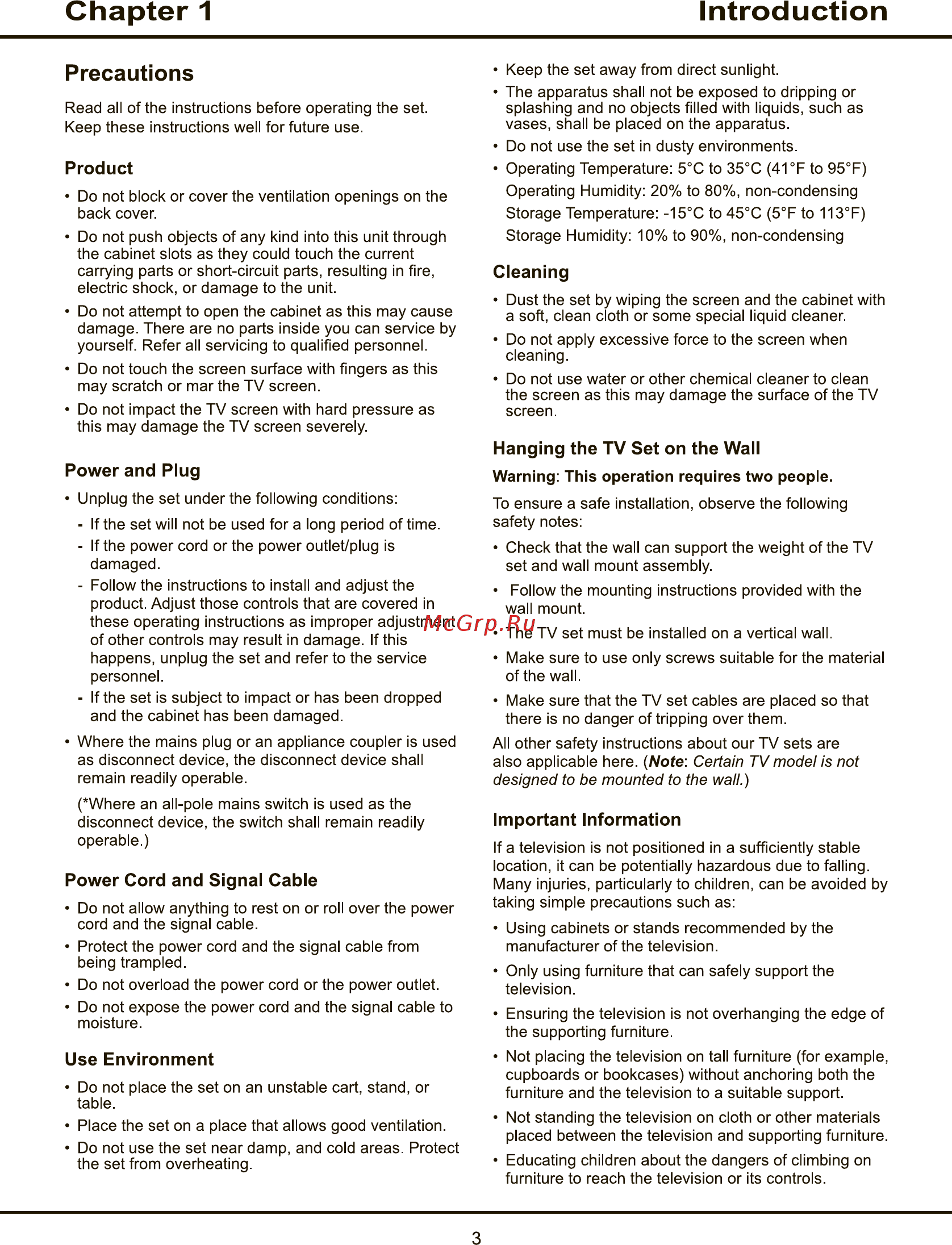 Tcl L43P2US [3/44] Chapter 1 introduction