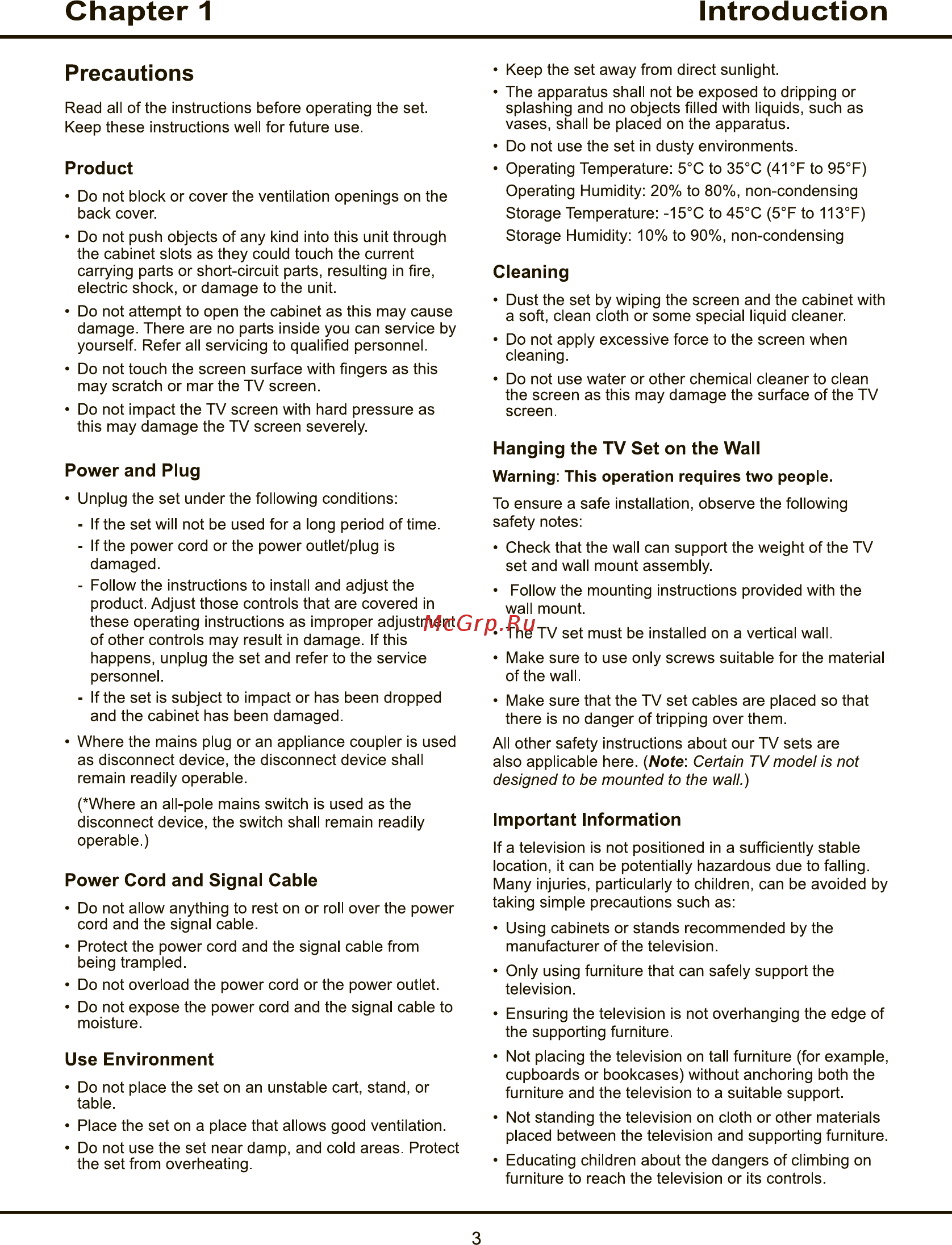 Tcl L70P1US [3/52] Chapter 1 introduction