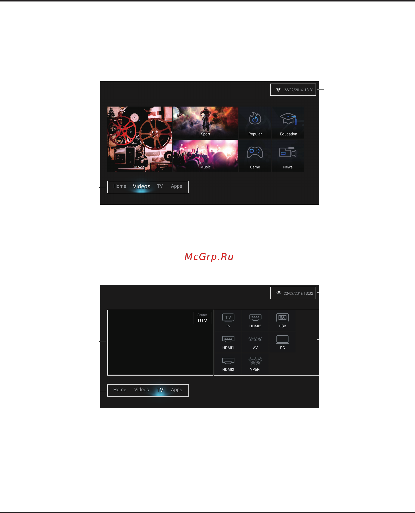 Tcl L50C1US [12/53] Homepage operation