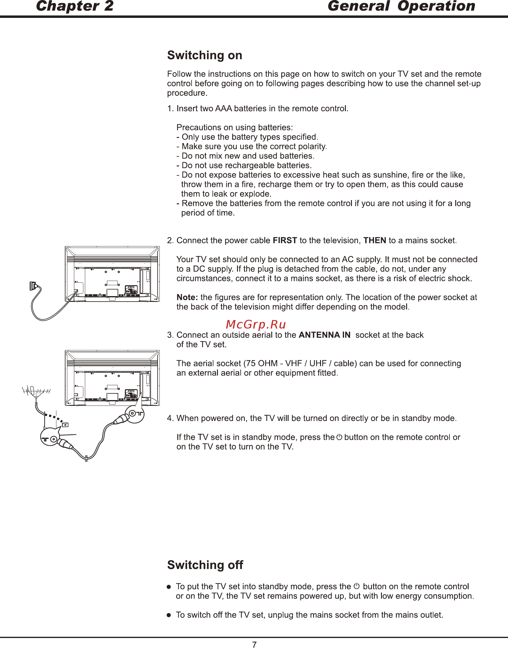 Tcl LED43D2900 [7/31] Chapter 2 general operation