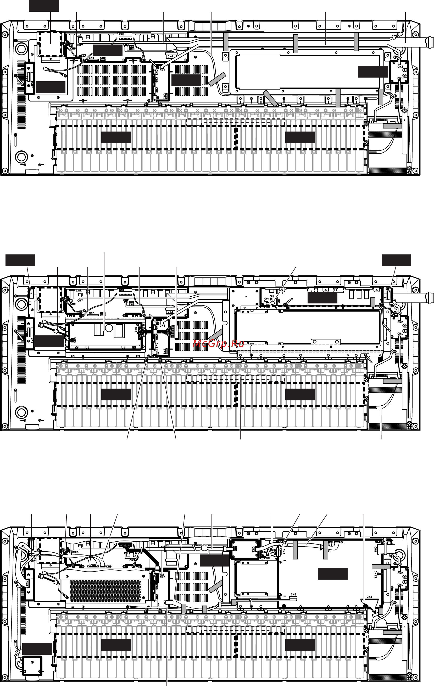 Yamaha Tyros [10/153] Circuit board layout tyros