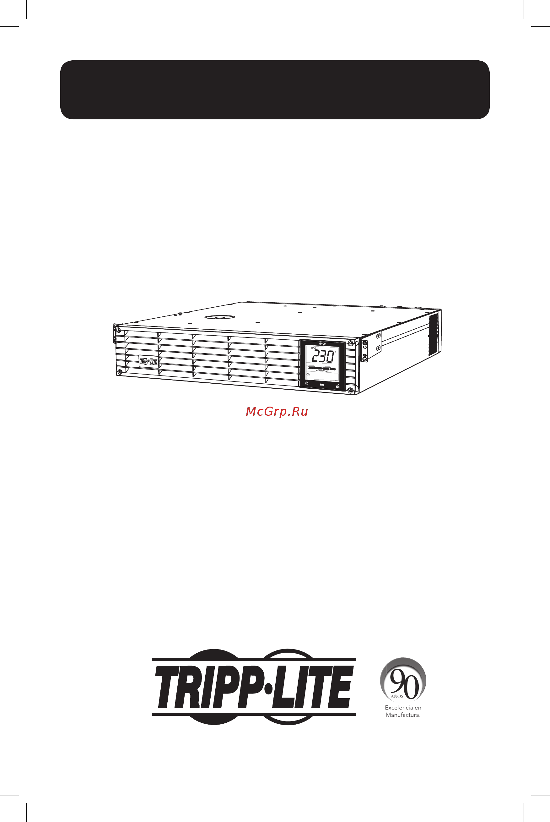 Tripplite SMART PRO SMX1000XLRT2U Черный [25/96] Manual del propietario