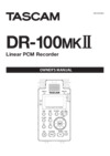 Tascam DR-100 MKII черный + карта памяти 2Gb Инструкция по эксплуатации