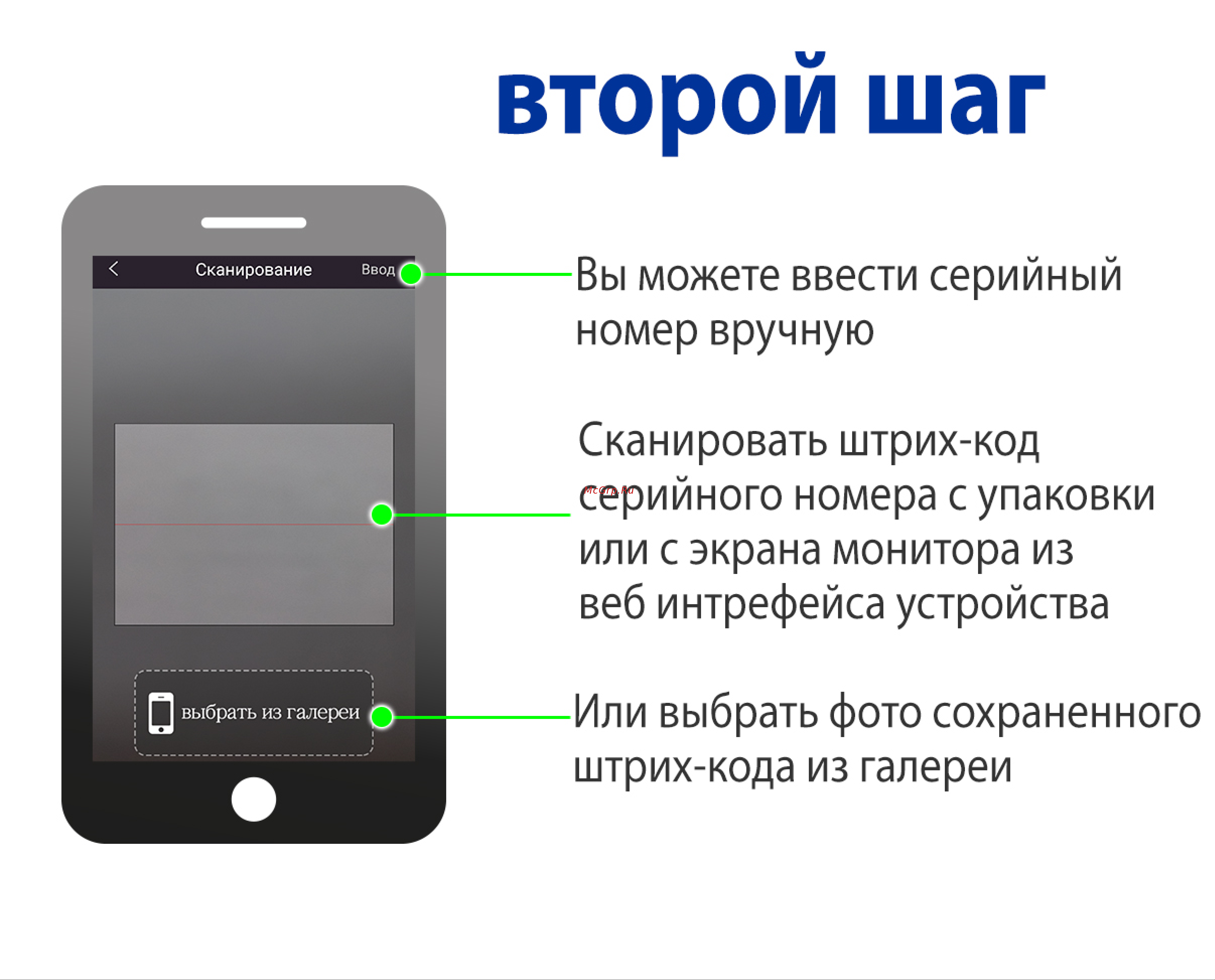АМАТЕК AC-IS406V [3/6] Второй шаг