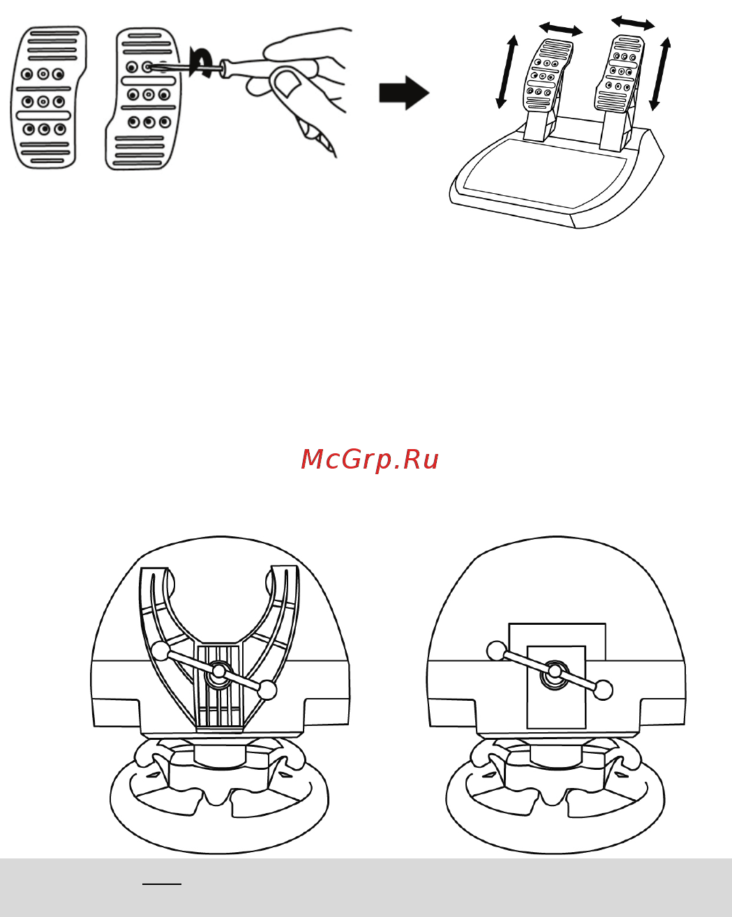 Thrustmaster T300RS, [PS4/PS3], black, черный [315/375] 레이싱 핸들 부착하기