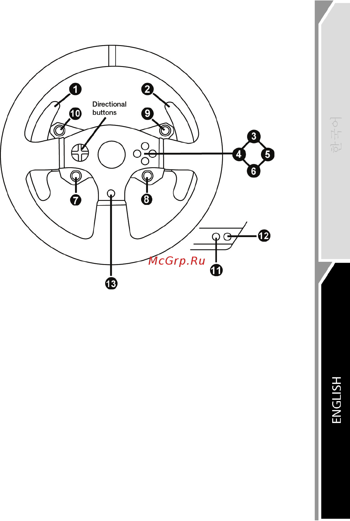 Thrustmaster T300RS, [PS4/PS3], black, черный [336/375] Pc mapping