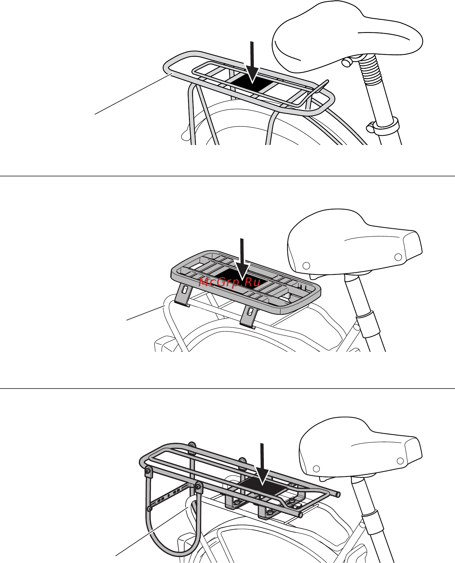 Thule Yepp Maxi Easy Fit [4/12] Luggage carrier with easyfit frame