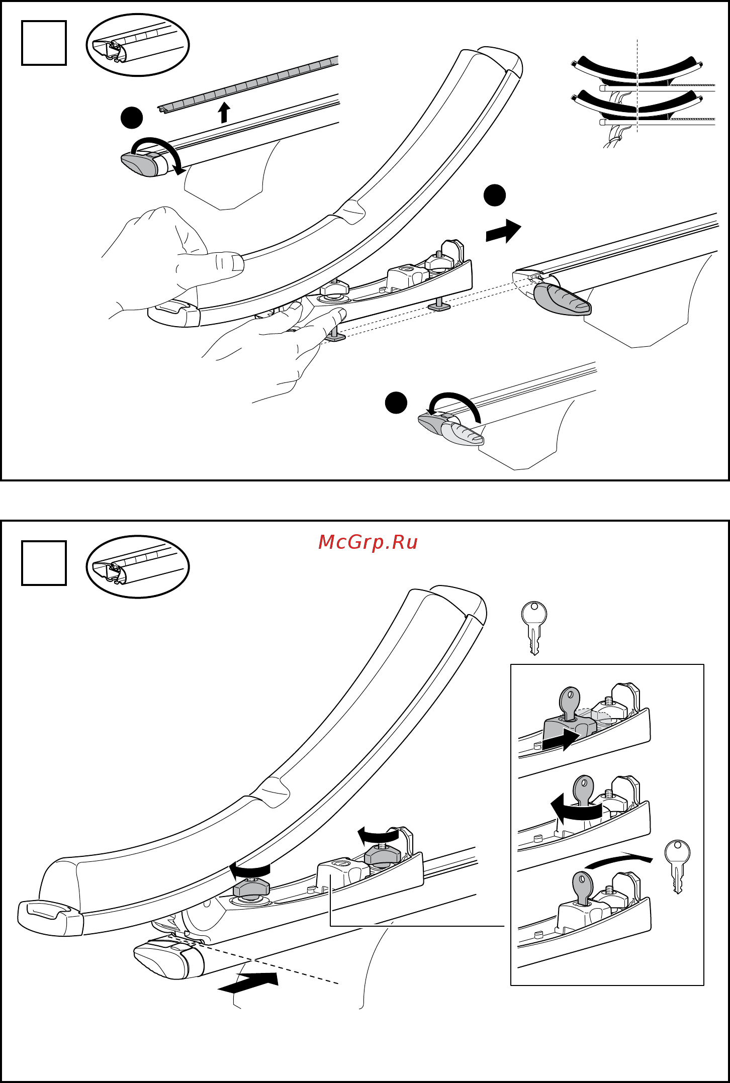 Thule 840 Инструкция по эксплуатации онлайн [4/12] 336772