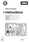 Thule 751/753, 3015 Инструкция по эксплуатации