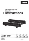 Thule XTENDER для перевозки 6-и пар лыж к автомобильному багажнику Инструкция по эксплуатации