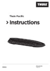Thule Pacific 700 430л, 232х70х40 см, антрацит, 2-х сторонний, 631751 Инструкция по эксплуатации