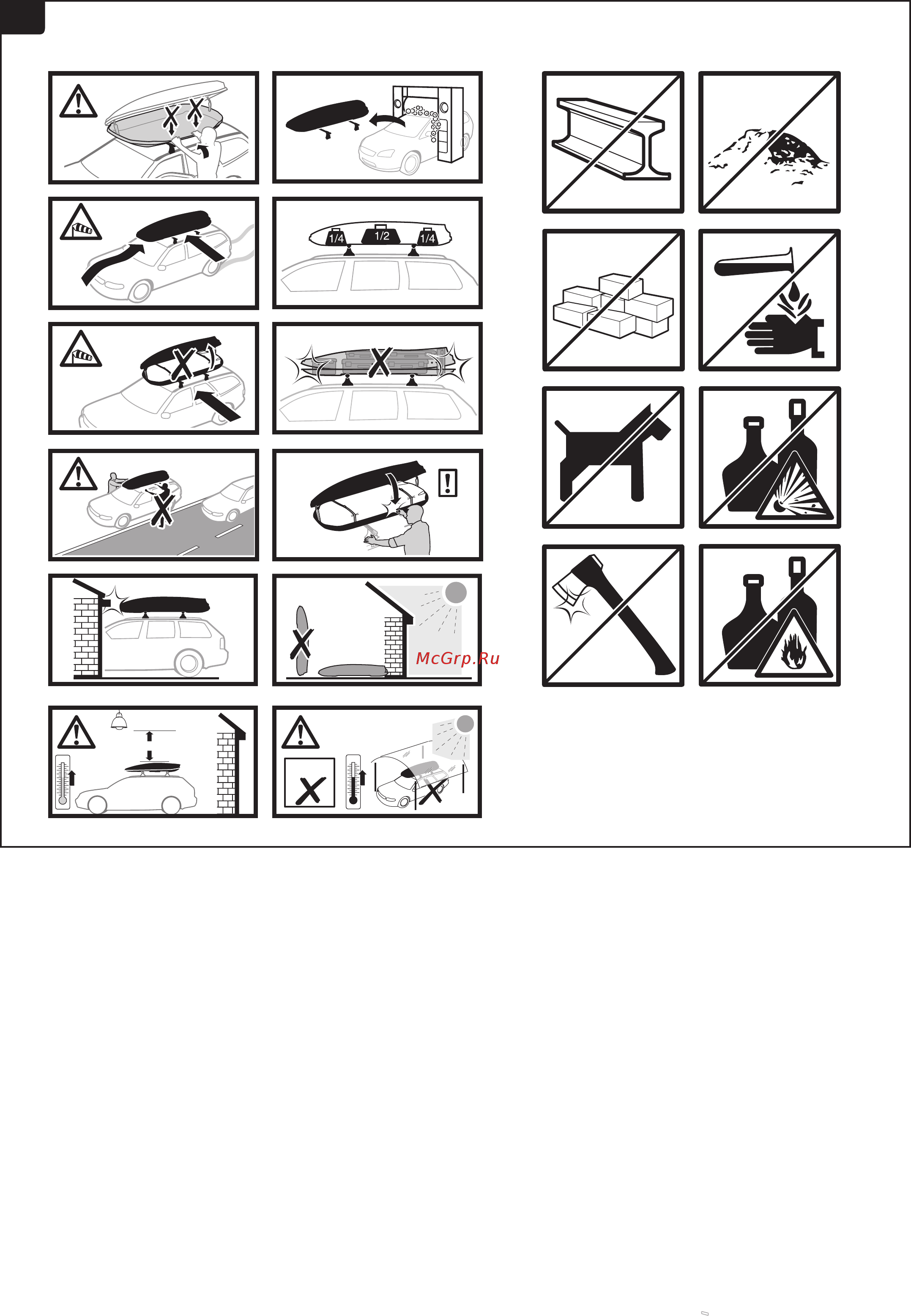 Thule Pacific 780 420л, 196х78х45 см, антрацит, 2-х сторонний, 631801 [7/8] Not ok