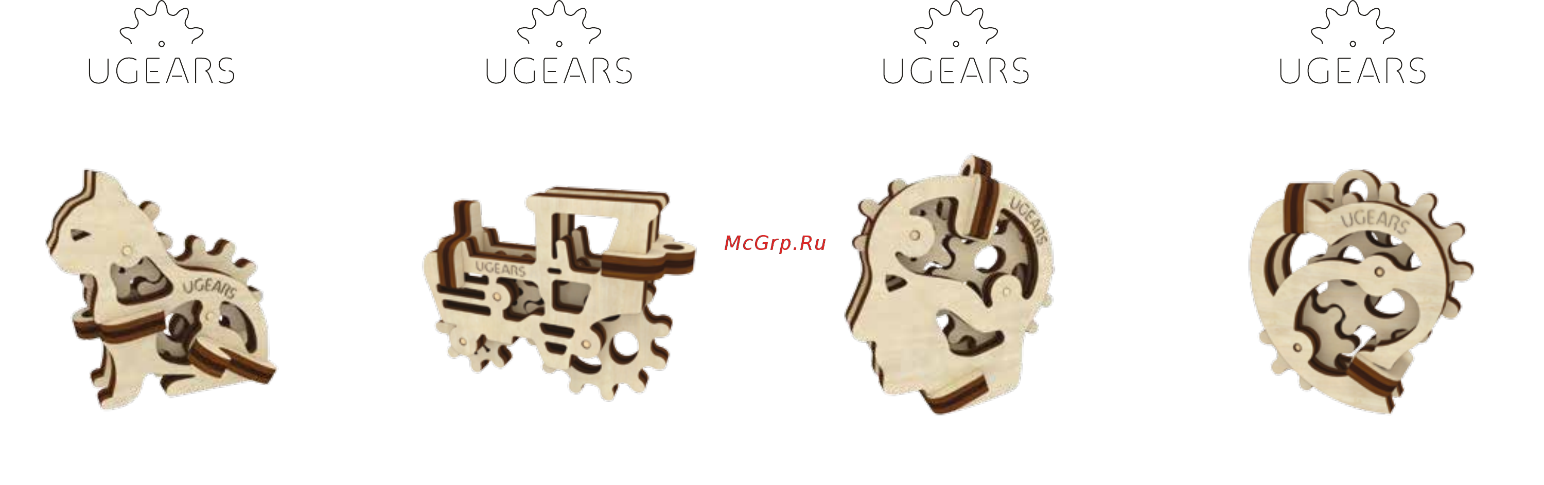 Ugears - трибики (4 шт.) Инструкция по эксплуатации онлайн