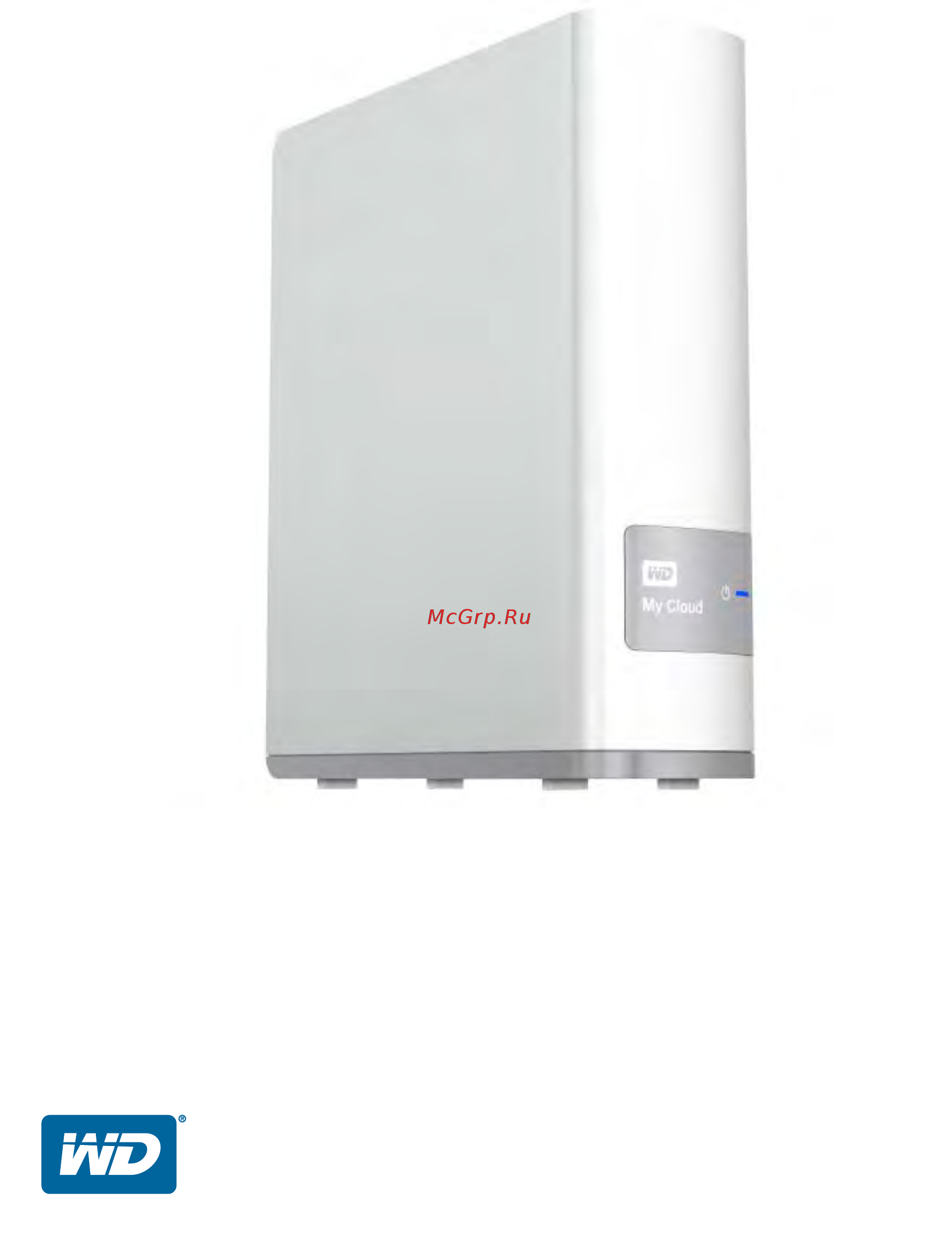 Western Digital My Cloud, WDBCTL0040HWT-EESN, 4ТБ, белый Инструкция по эксплуатации онлайн